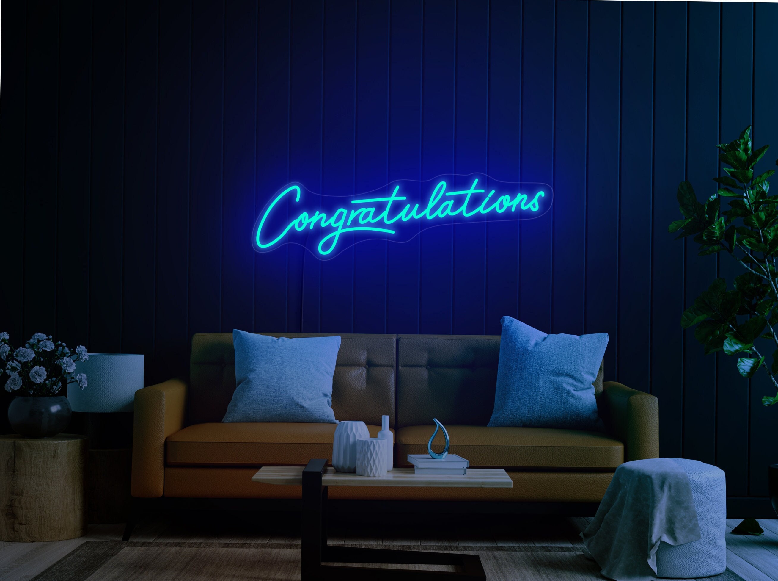 Congratulations Neon Sign, Congratulations Neon Light, Congrats Neon Sign, Congrats Led Sign, Graduation Neon, Wedding Neon Sign