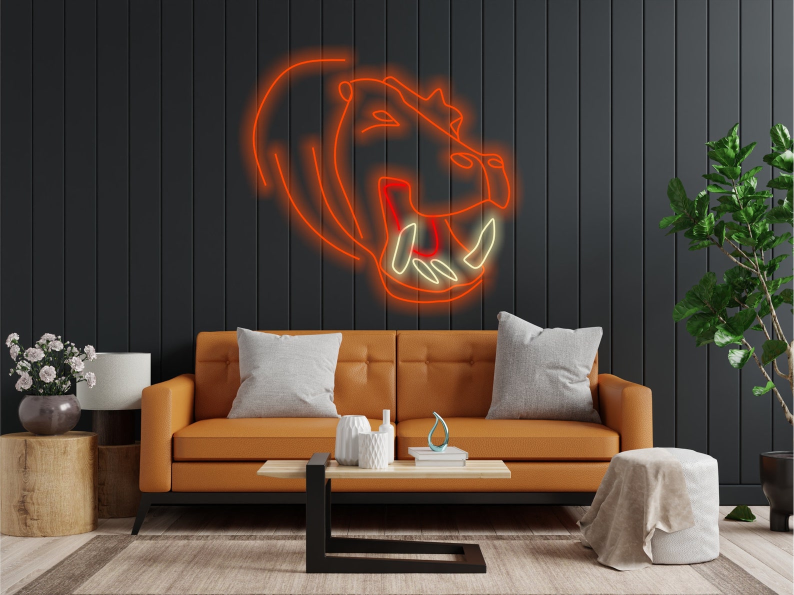 Hippopotamus Neon Sign, Neon Hippo Sign, Neon Head Hippo Sign, Hippo Neon Art, Hippopotamus Light Sign, Hippo Led Sign
