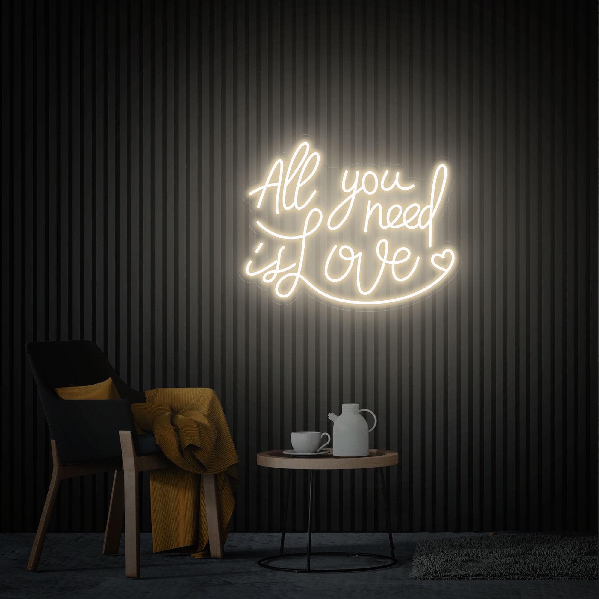 All You Need is Love Neon Sign, Custom Wedding Neon, Wedding Neon Light, Wedding Sign Decor Romantic Gift Idea, Personalized Neon Love Sign