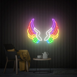 Wings Neon Sign, Angel Wings Led Neon Sign, Bar Salon Room Bedroom Sign, Custom Neon Sign,Party and Event Decoration, Gift For Her