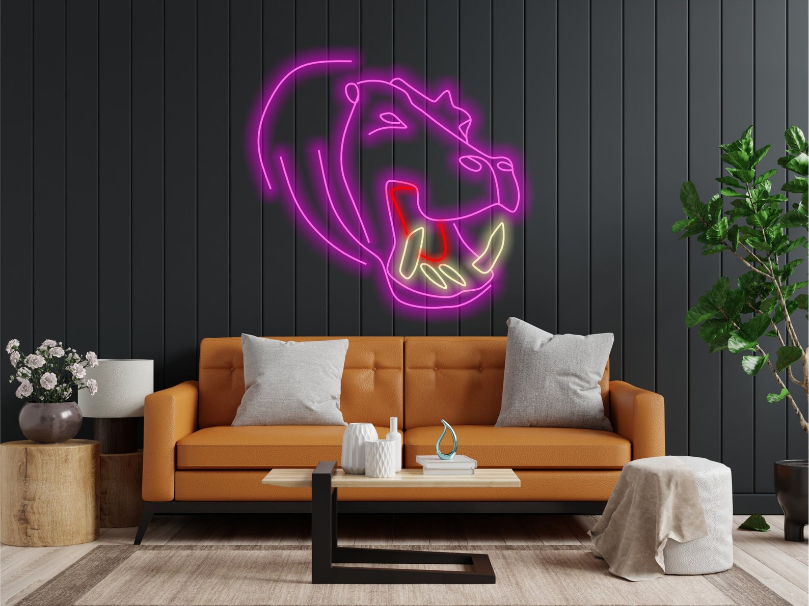 Hippopotamus Neon Sign, Neon Hippo Sign, Neon Head Hippo Sign, Hippo Neon Art, Hippopotamus Light Sign, Hippo Led Sign