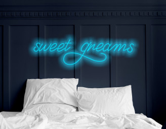 Sweet Dreams Neon Sign, Sweet Dreams Bedroom Wall Decor Over The Bed, Minimalist Large Neon Wall Art, New Homemade Decor Gift