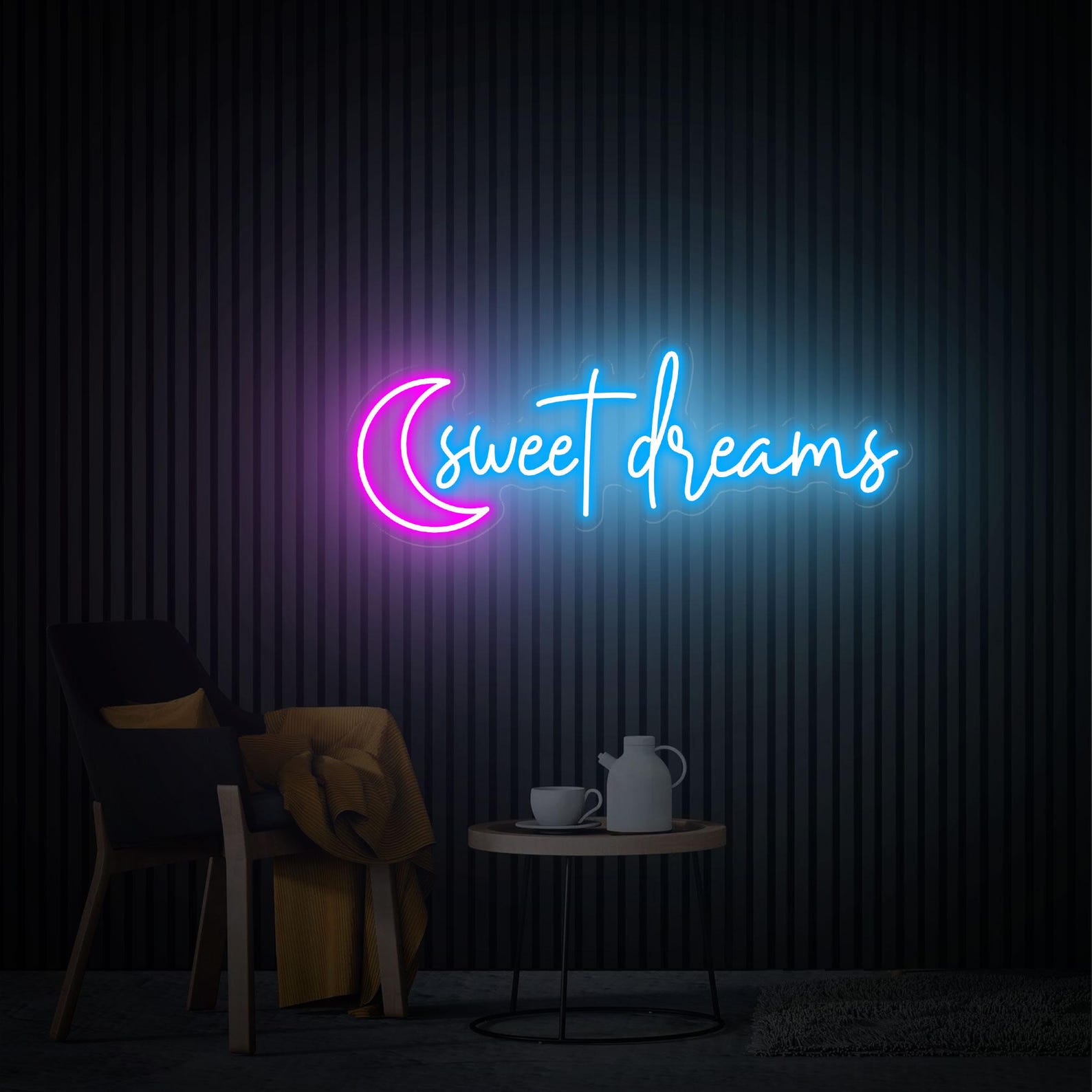 Sweet Dreams Neon Sign, Sweet Dreams Led Light Sign Dimmable, Custom Neon Sign, Led Sign for Bedroom, Neon Sign Wall Decor, Birthday Gift