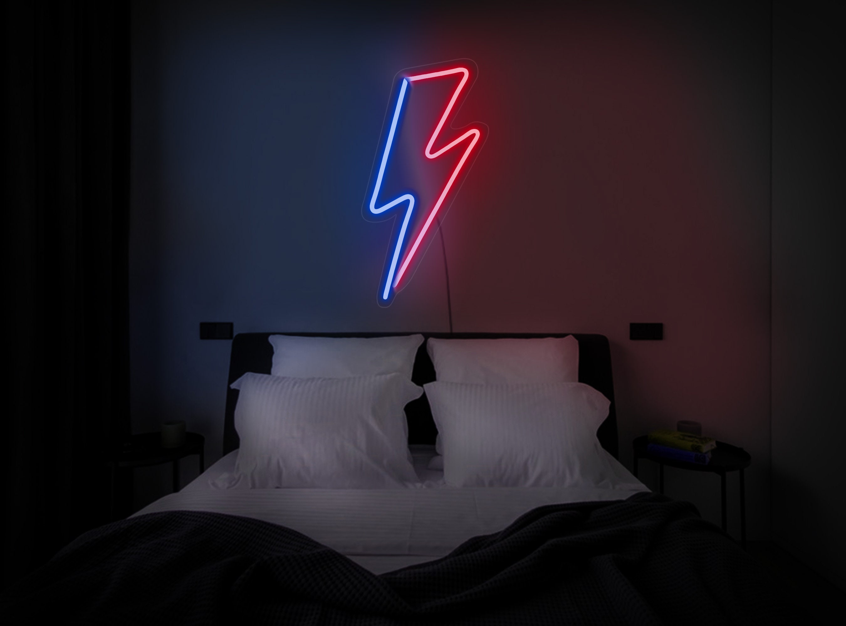 Lightning Bolt Neon Sign, Lightning Bolt Neon Light, Lightning Bolt Led Sign, Lightning Bolt Wall Decor, Lightning Neon Sign, Lightning Led Sign