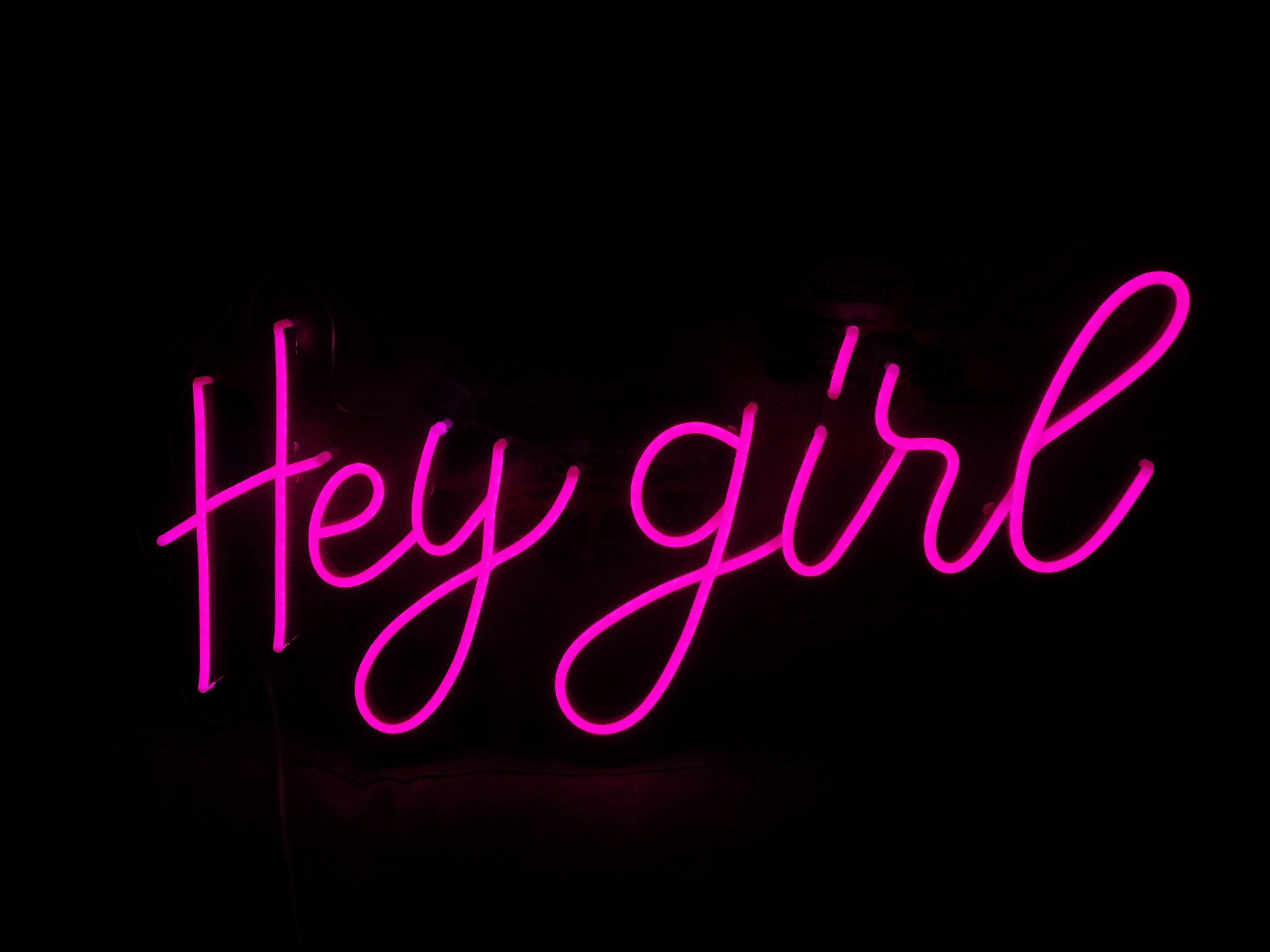 Neon sign gift, neon sign hey girl, neon signs, neon party sign, customneon sign, hey girl neon sign