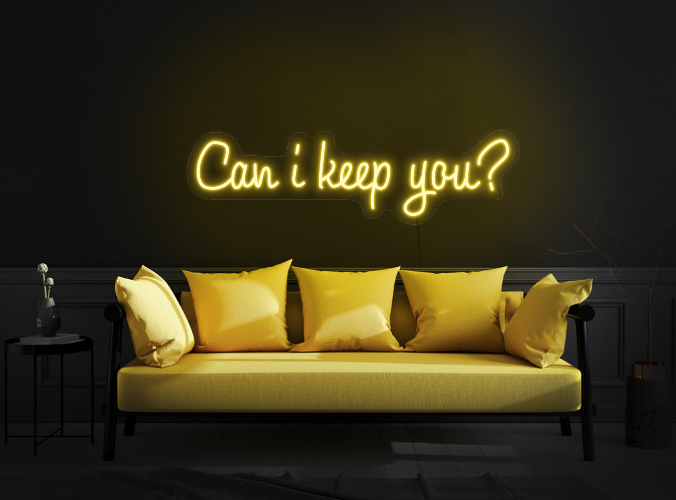 Can I Keep You Neon Sign, Movie Neon Sign, Quote Neon Sign, Movie Lover Sign, Spooky Neon Sign, Movie Quote Neon Sign, Movie Lover Art Decor