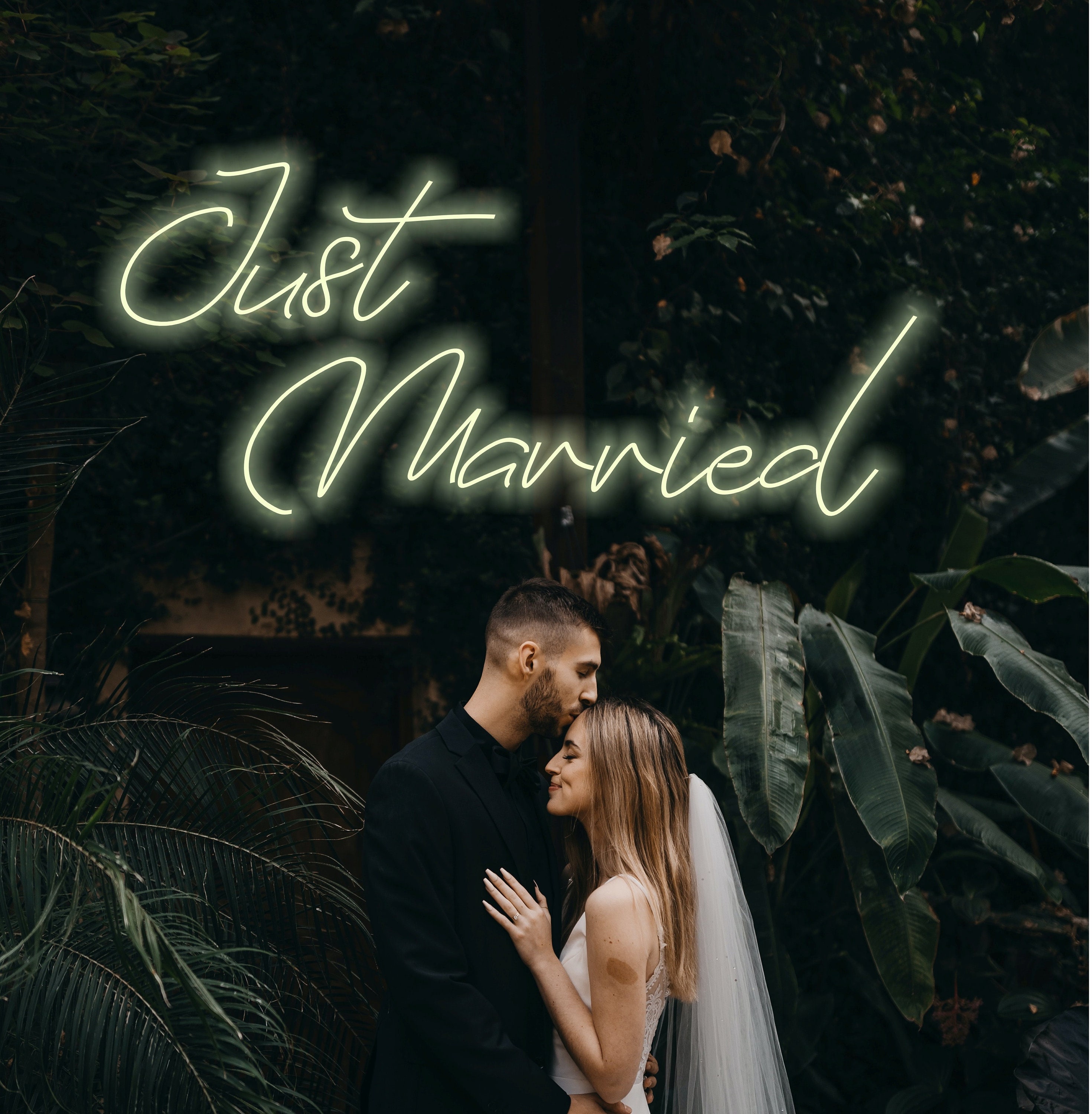 Just Married Wedding Neon Sign, Just Married Wedding Led Light Decor, Neon Glow To Your Wedding Reception, Wedding Decor, Custom Neon Sign