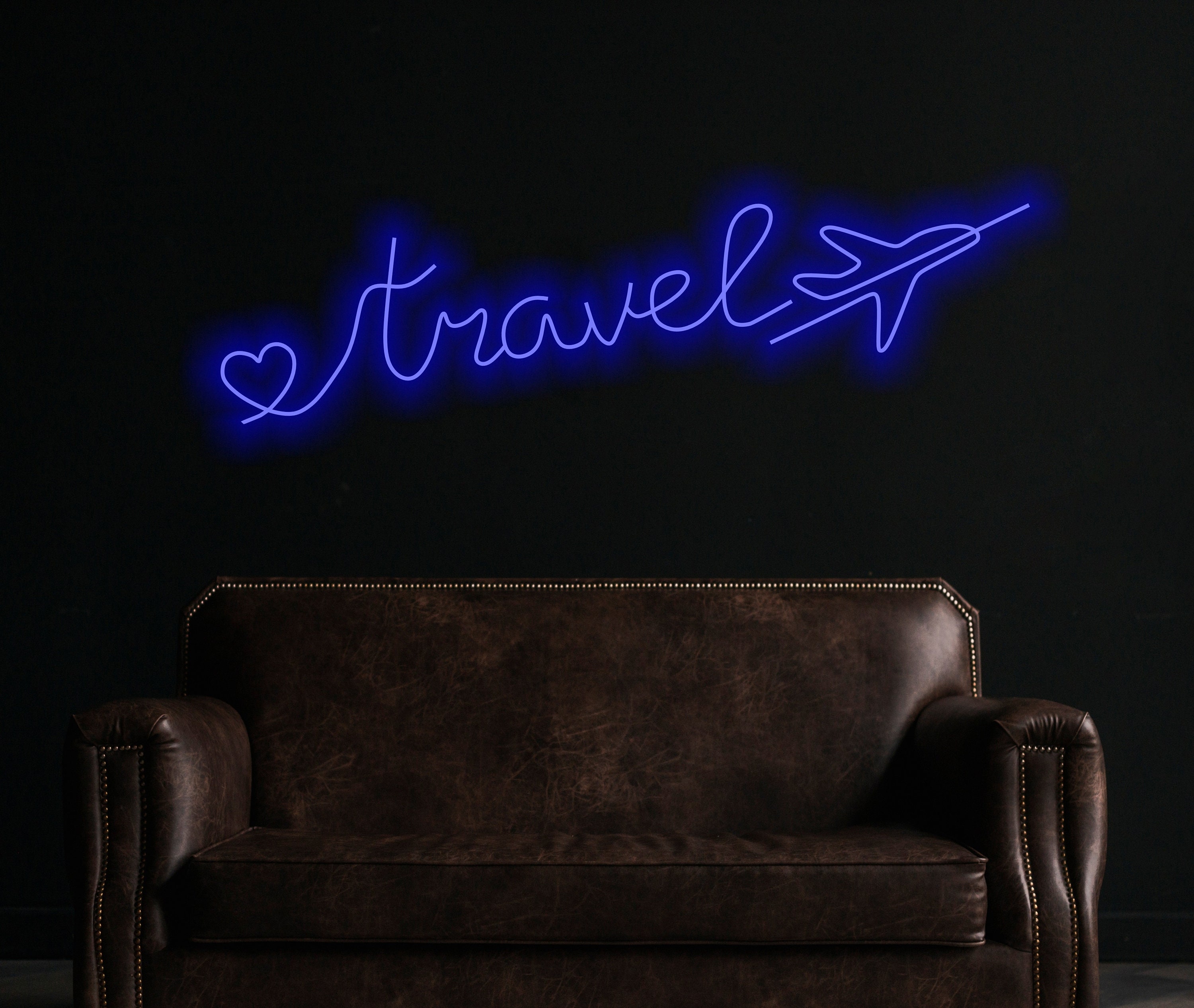 Travel Wire Word neon Sign | Travel Wall Art neon sign | Handmade Travel neon sign Word Sign | Traveler Gift | Plane Wall Decor