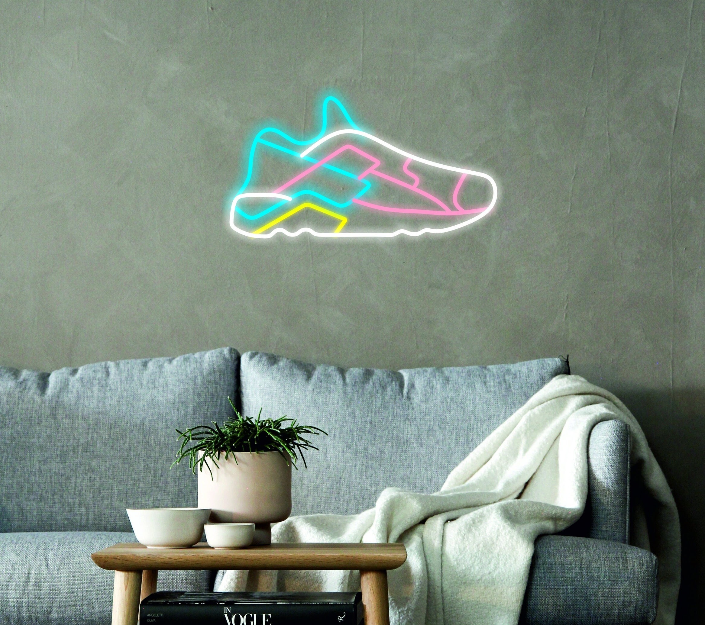 Sneaker - Led Light Neon Sign, Custom Sneakers, Sneaker Neon Light, Shoes Store Decor