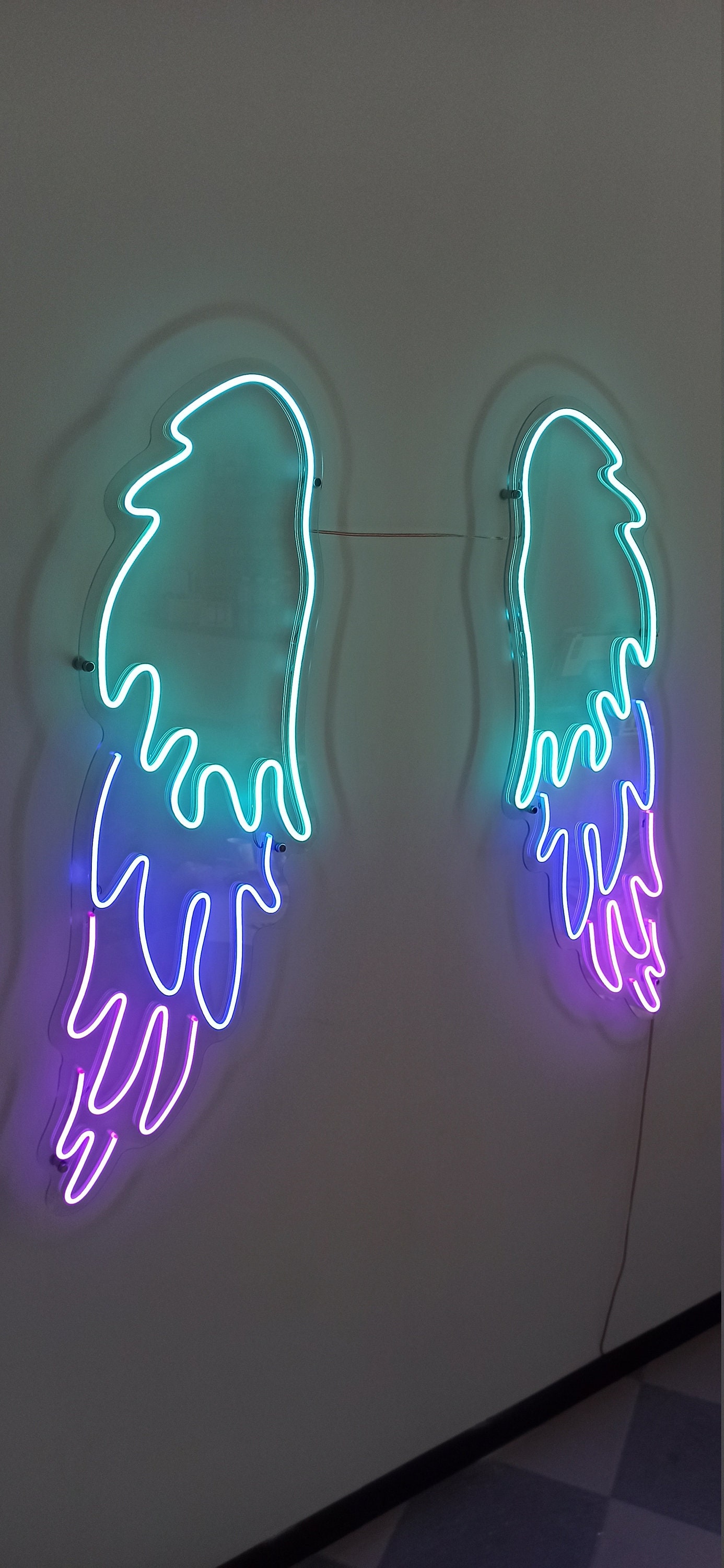 Angel Wings Wall Decor - Led Light Wings, Neon Angel Wings, Glowing Wings, Custom Led Wings