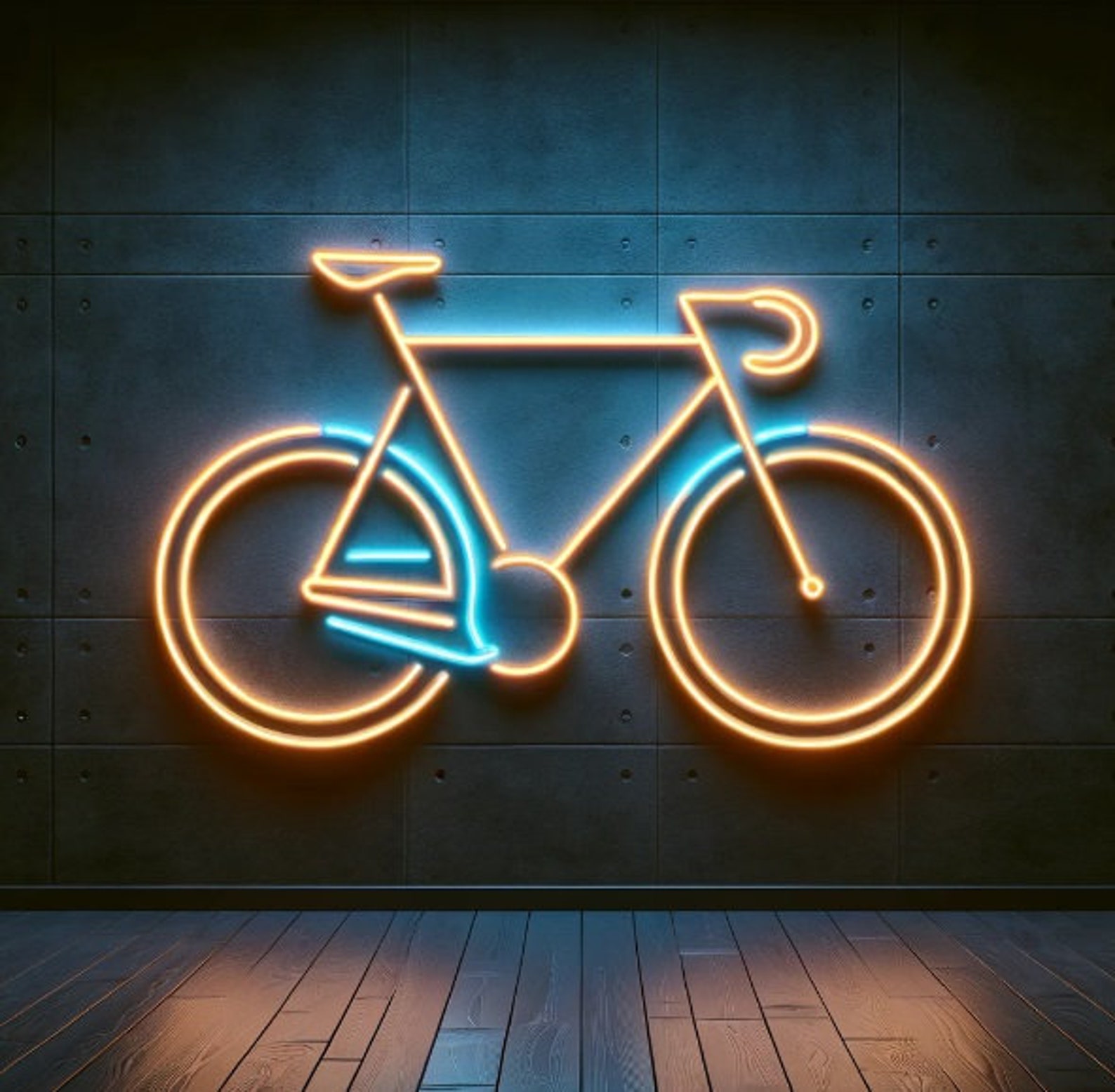 Neon Sign Sport Bicycle, Neon Bike Sign, Custom Neon Bicycle Sign, Cycling Neon Sign, Bike Neon Decor, Vintage Bicycle Sign