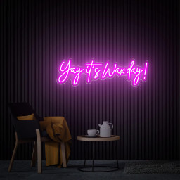 Yay It's Wax Day Neon Sign, Custom Wax Room Neon Art, Beauty Salon Decor, Home Decor Wax Led Sign, Custom Glow Welcome Sign, Gift for Salon