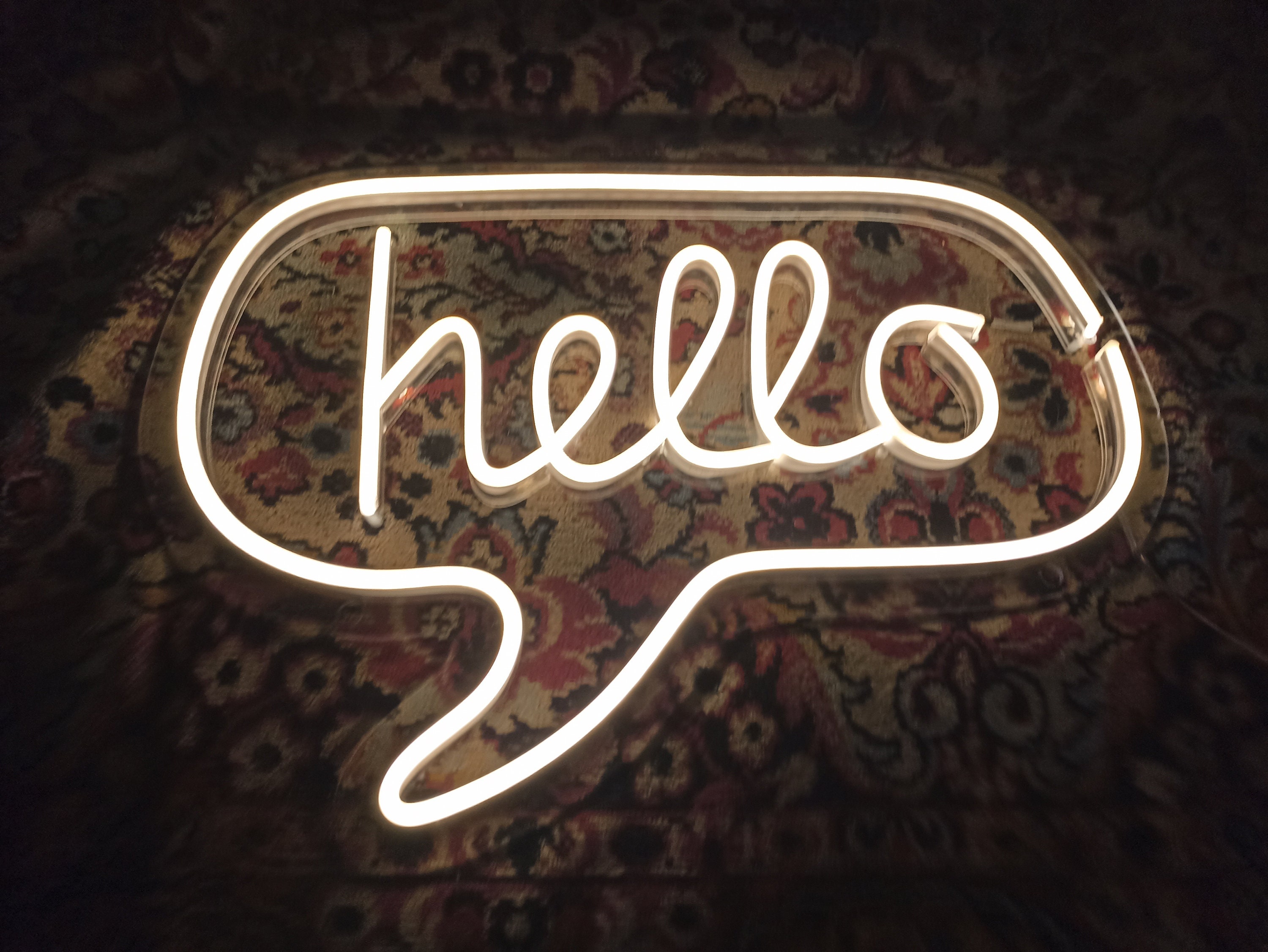 Hello Neon Sign, Hello Led Light, Hello Neon Sign, Gift Neon Sign, Hello Neon Light Sign