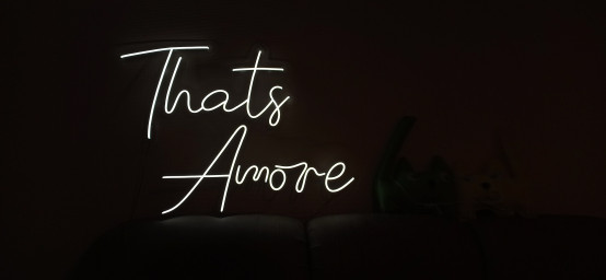 That's Amore - Led Light, That's Amore Neon Sign, Neon Sign, Romantic Neon Light That's Amore, Neon Sign Love Quote That's Amore