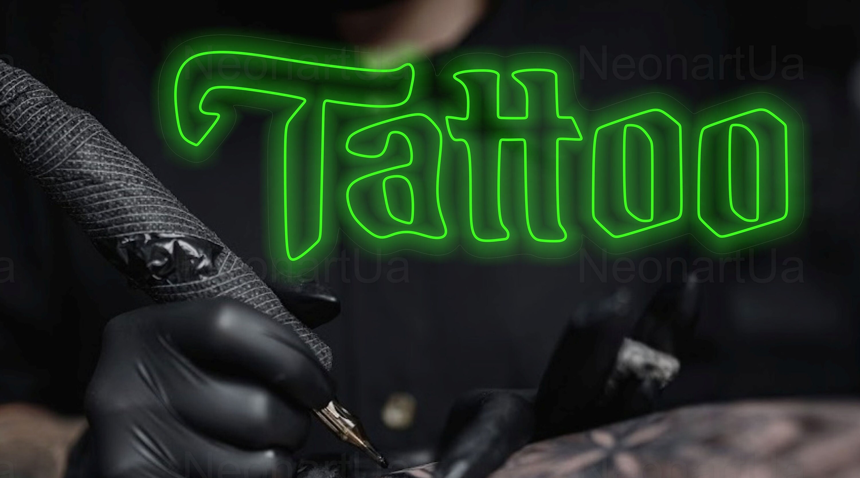 Tattoo Neon Sign, Tattoo Led Sign, Tattoo Art, Best Gift, Shop Neon Sign, Neon Tattoos, Wall Neon Sign