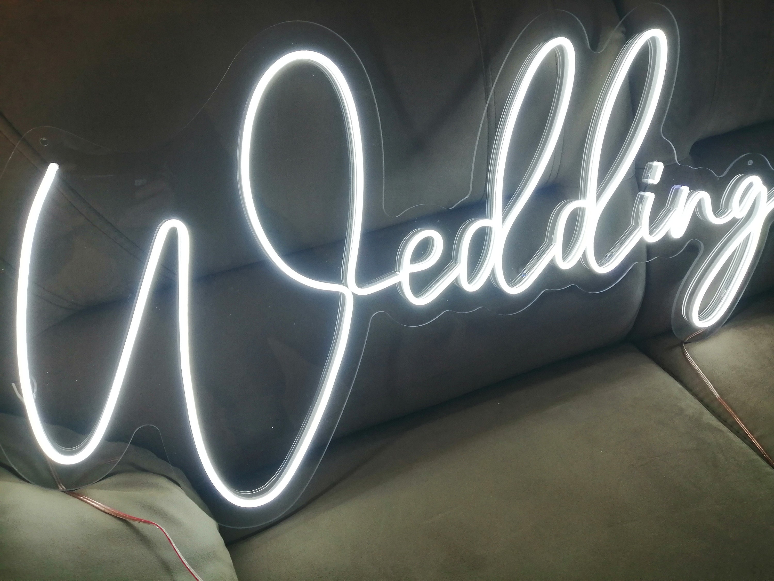 Neon Sign For Wedding, Wedding Neon Sign, Wedding Inscription Neon Sign, Wedding Lettering Neon Sign, Wedding Sign Wall Decor