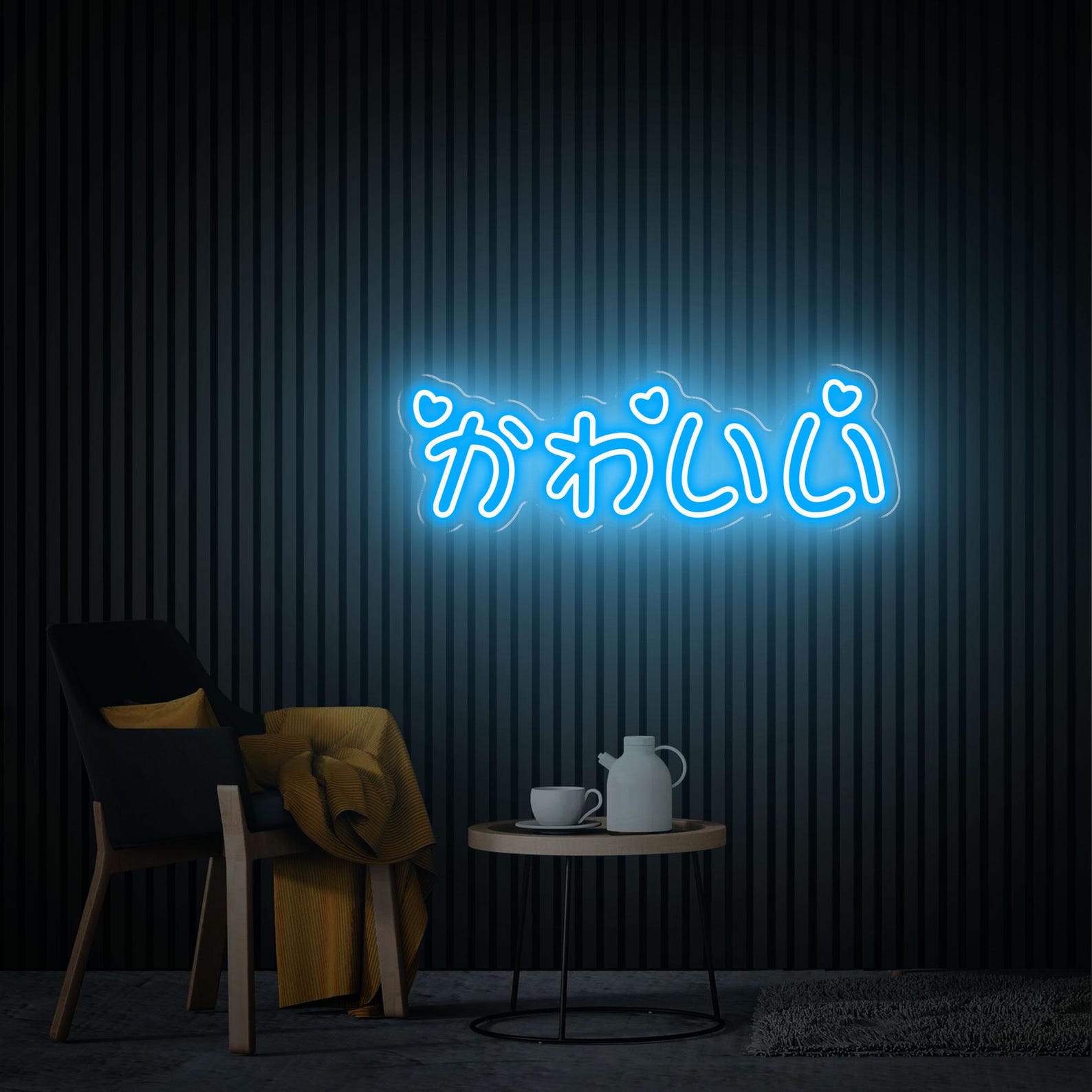 Kawaii Neon Sign, Custom Japanese LED Neon Sign, Game Room Decor, Personalized Gift For Gamer,  Home Girl Bedroom Gaming Room Wall Art