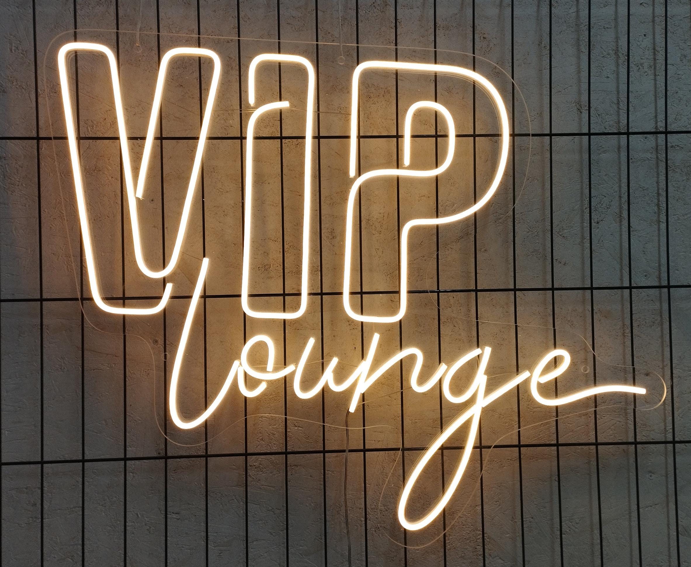 VIP Lounge Neon Sign, Vip Lounge Sign, Vip Neon Sign, Lounge Neon Sign, Club Neon Sign, Restaurant Neon Sign, VIP Room Sign, Bar Neon Sign