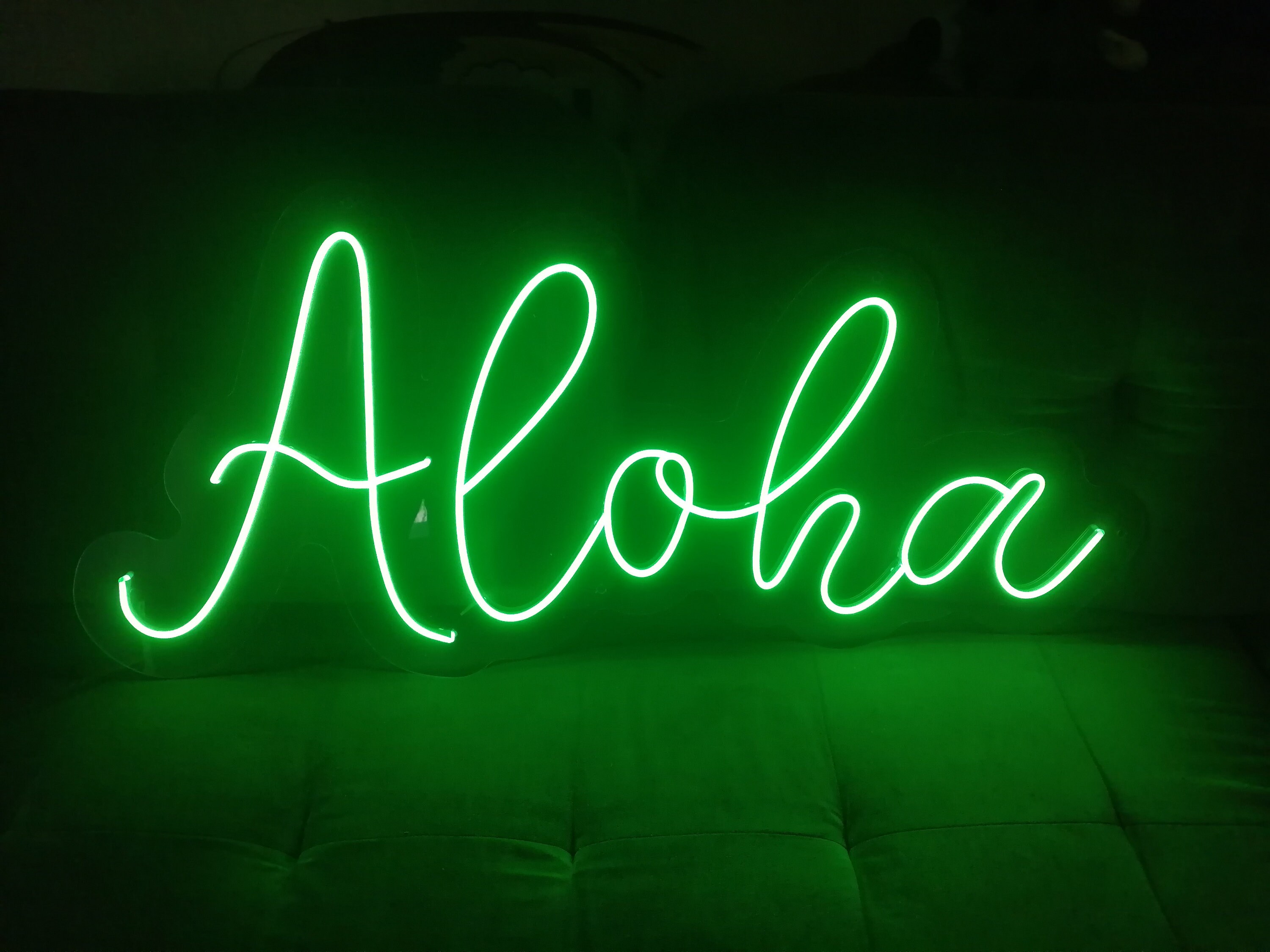 Aloha - Led Neon Sign, Hawaiian Wall Lamp, Hawai Neon Sign, Aloha Neon Sign