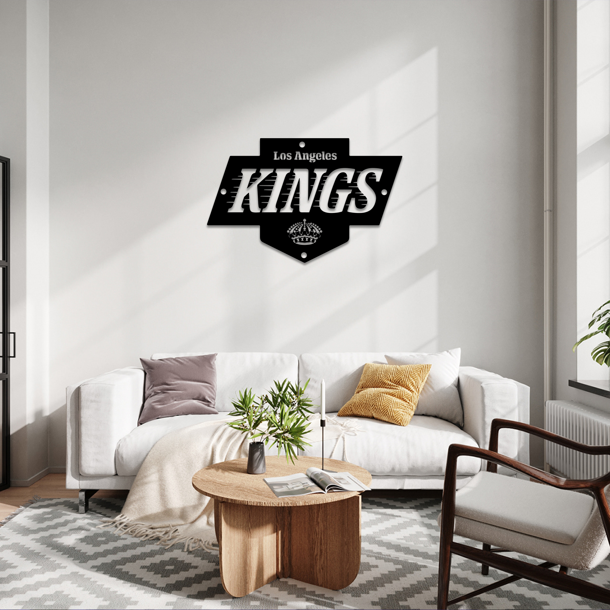 Ice Hockey Los Angeles Kings Metal Sign