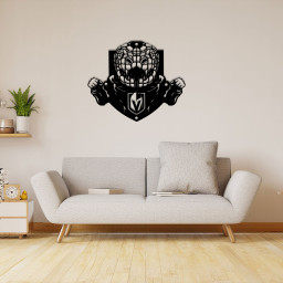 Ice Hockey Vegas Golden Knights Metal Sign
