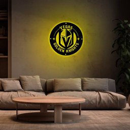 Vegas Golden Knights Ice Hockey Metal Sign