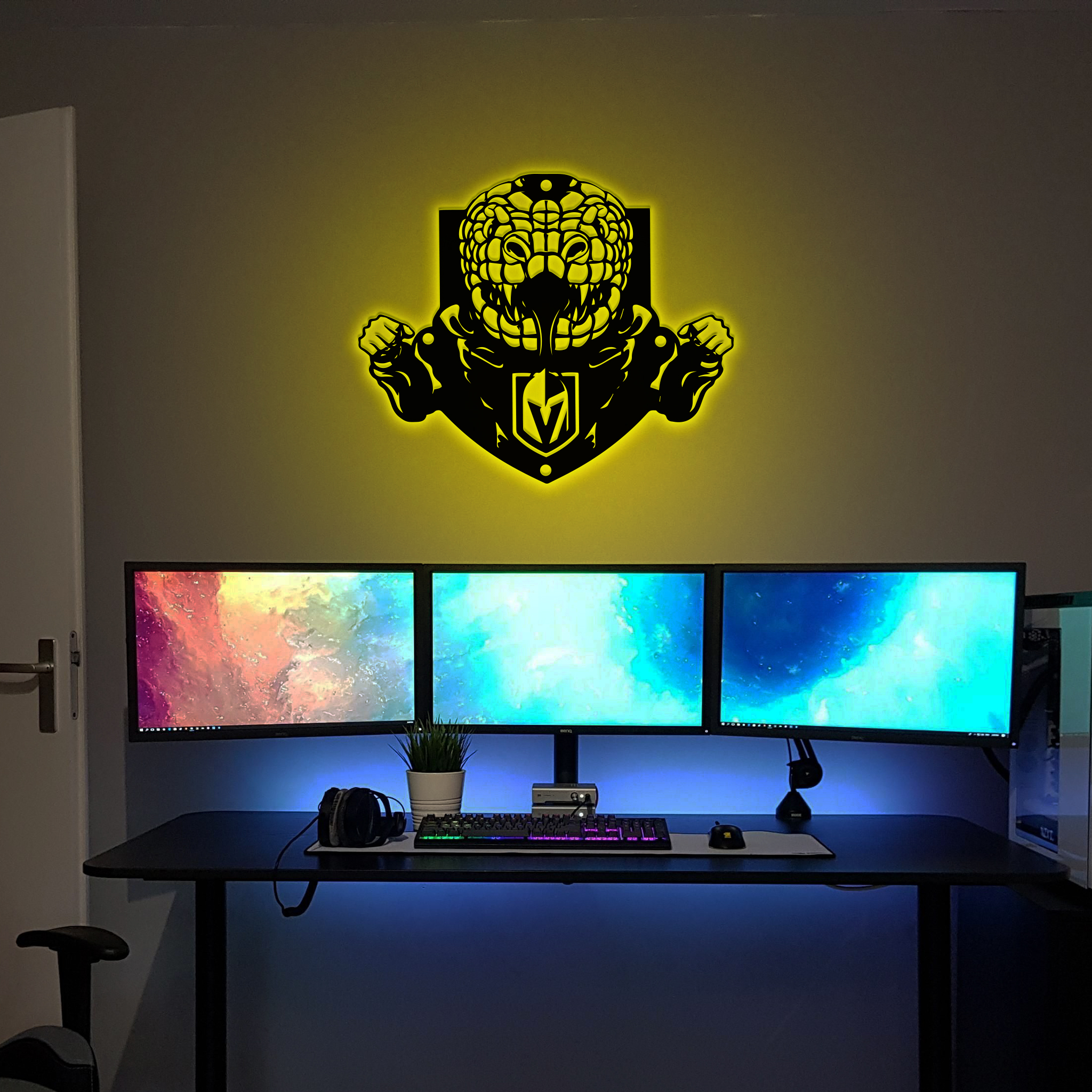 Ice Hockey Vegas Golden Knights Metal Sign