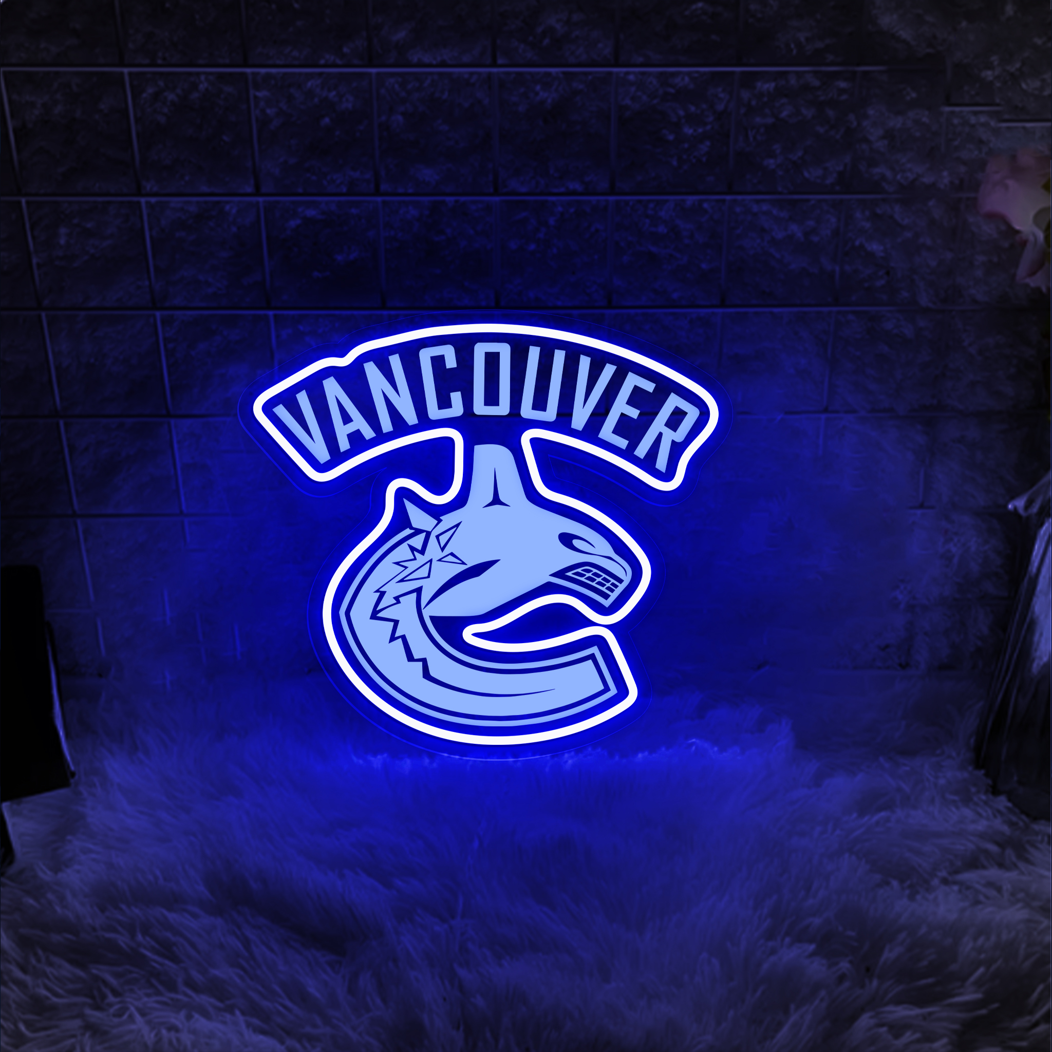 Ice Hockey Vancouver Canucks Laser Sign
