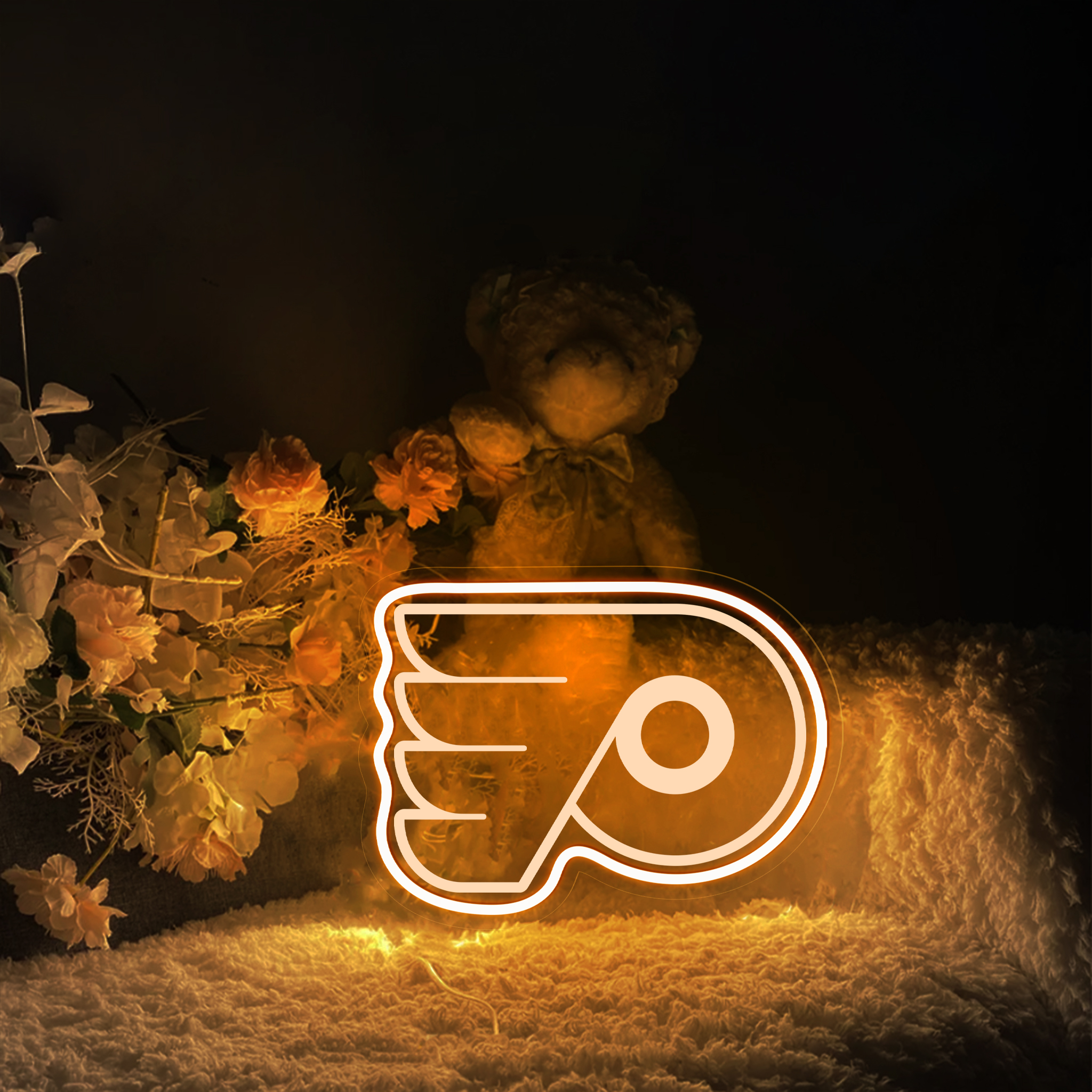 Ice Hockey Philadelphia Flyers Laser Signs Wall Decor