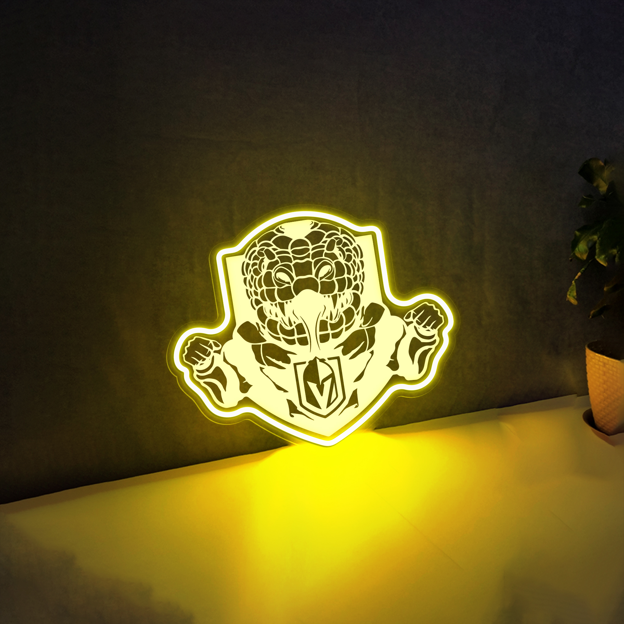 Ice Hockey Vegas Golden Knights Laser Sign