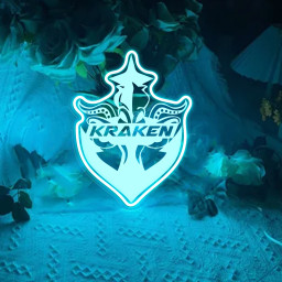 Seattle Kraken Ice Hockey Laser Signs