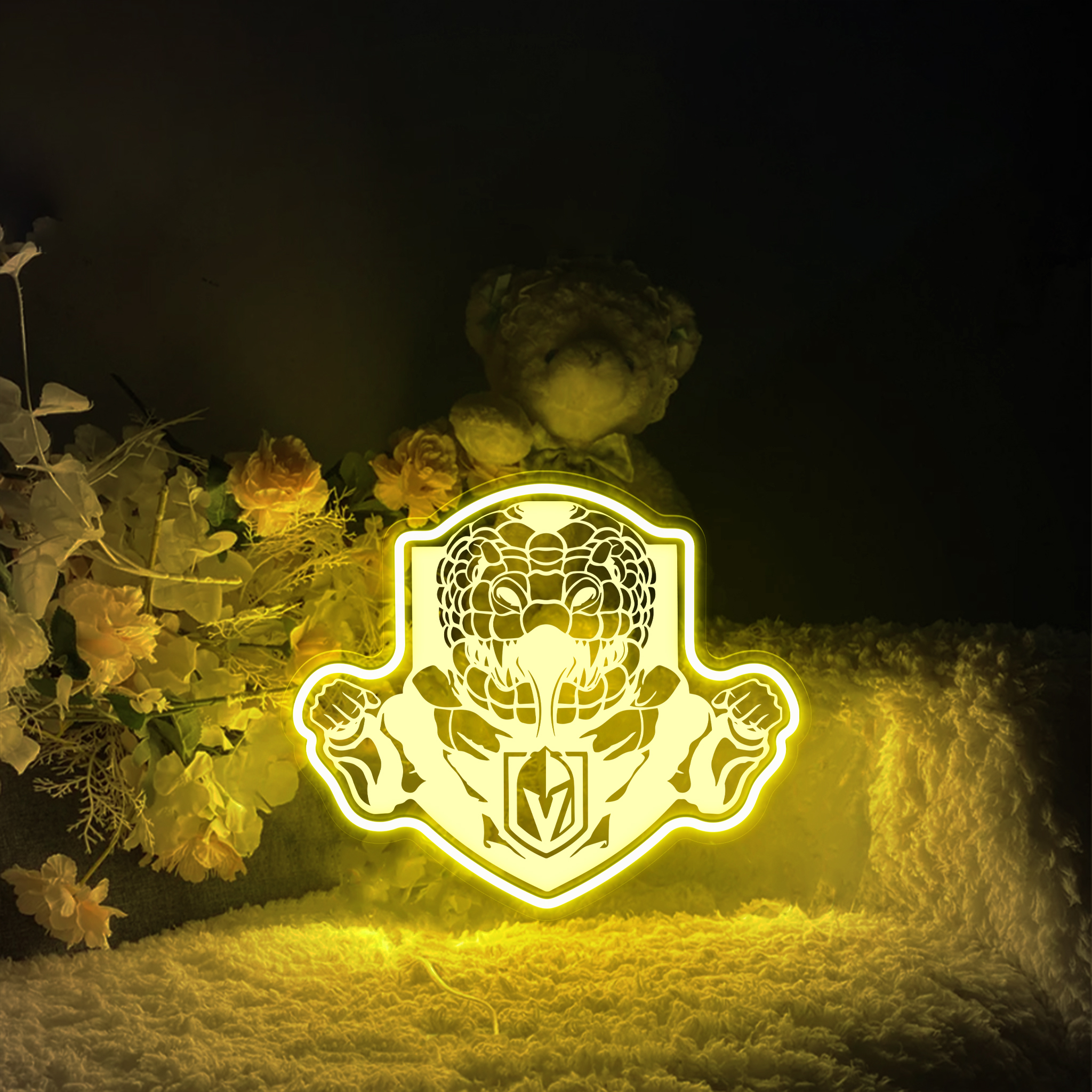 Ice Hockey Vegas Golden Knights Laser Sign