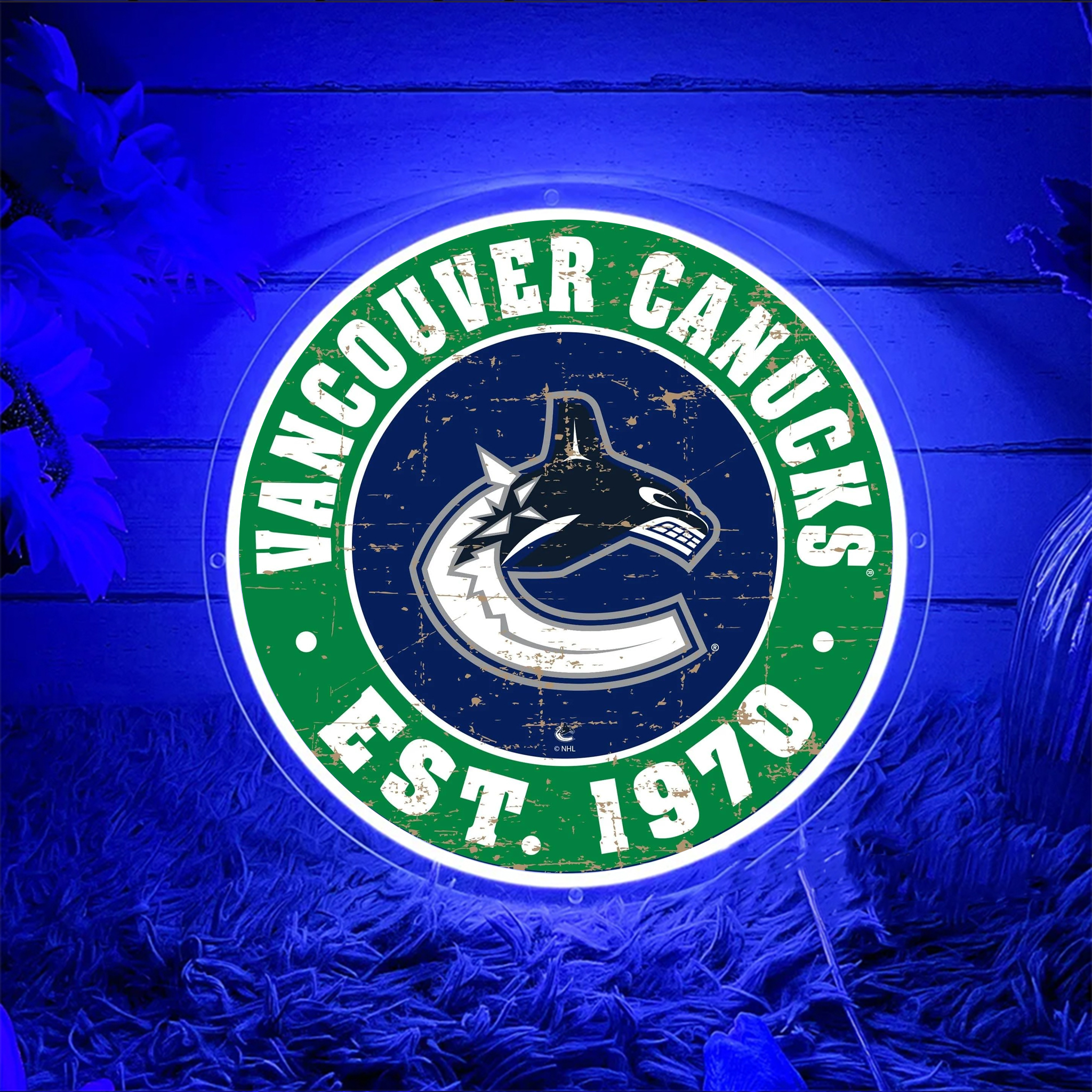 Vancouver Canucks Ice Hockey UV Sign