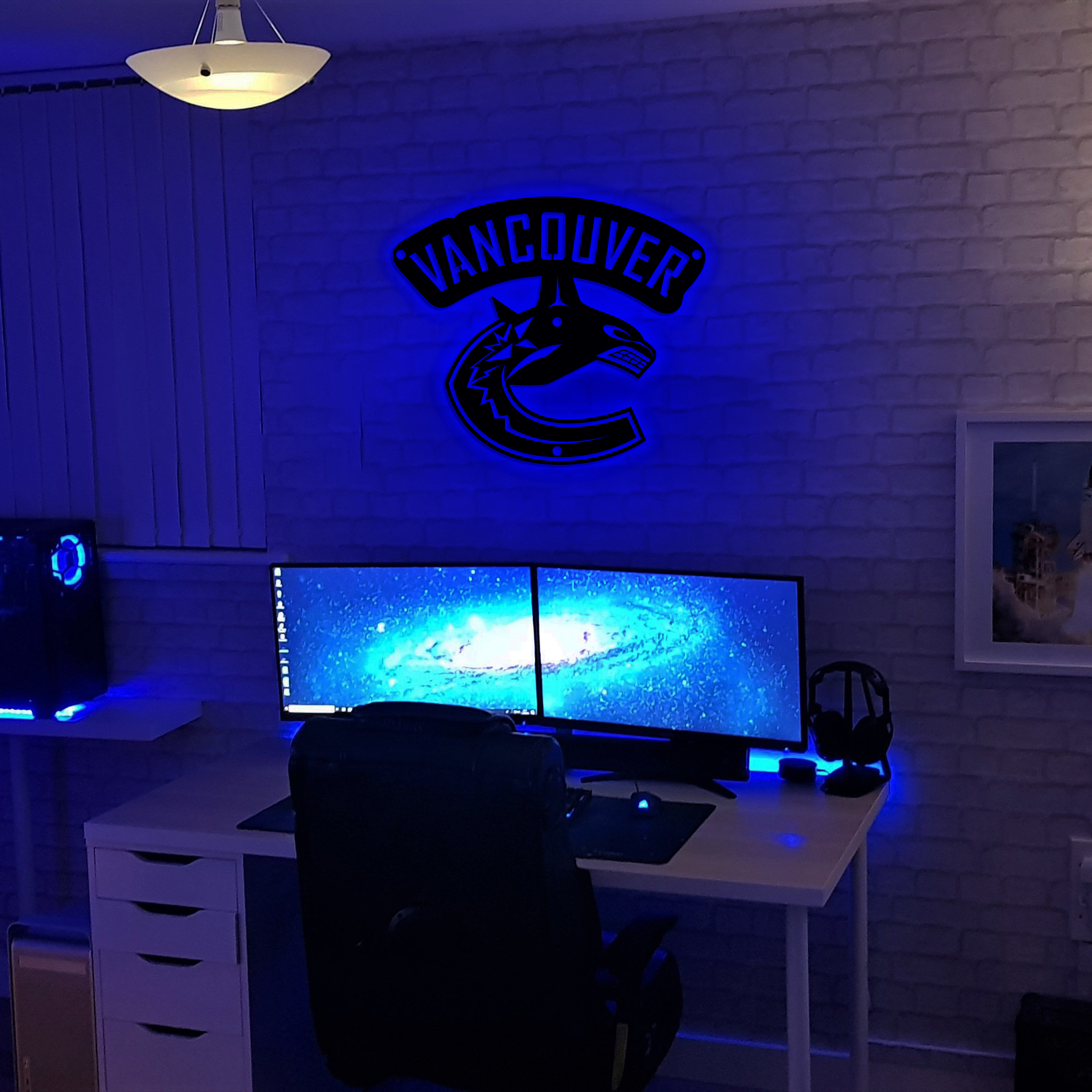 Ice Hockey Vancouver Canucks Metal Sign