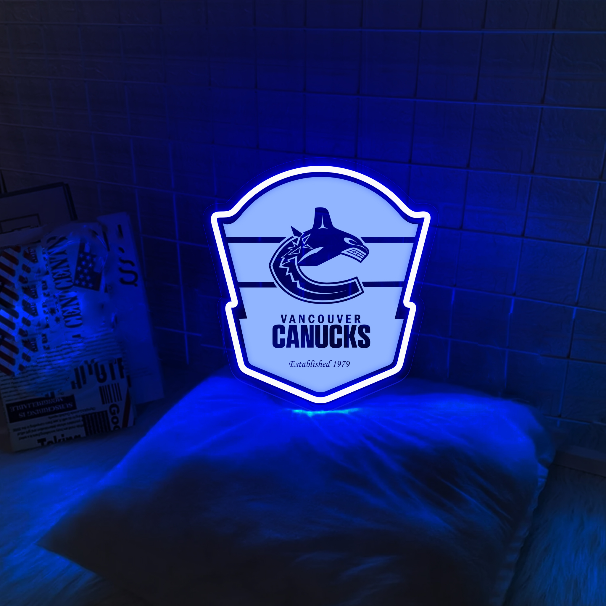 Ice Hockey Vancouver Canucks Laser Signs