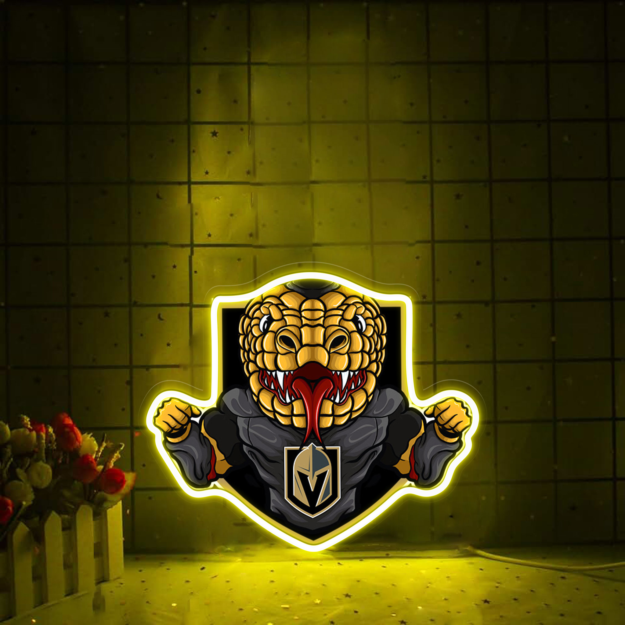 Ice Hockey Vegas Golden Knights UV Sign