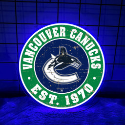 Vancouver Canucks Ice Hockey UV Sign