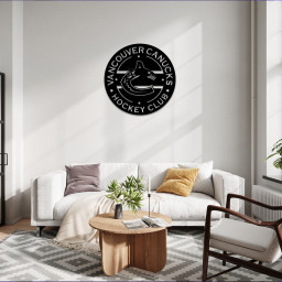 Vancouver Canucks Ice Hockey Metal Sign Wall Decor