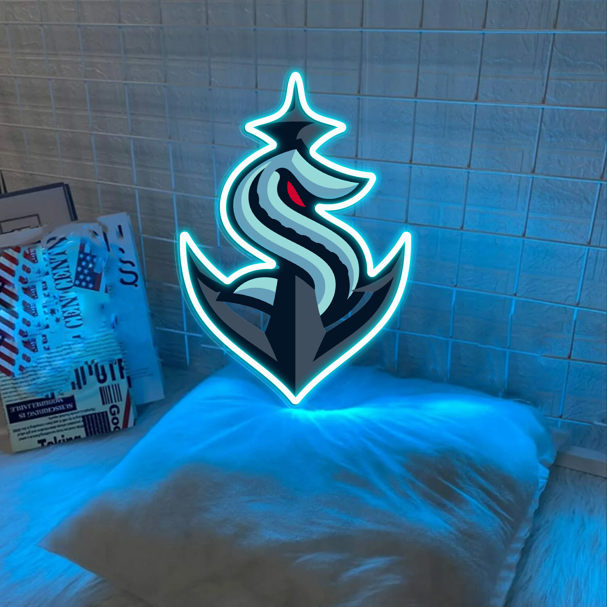 Seattle Kraken Ice Hockey UV Sign