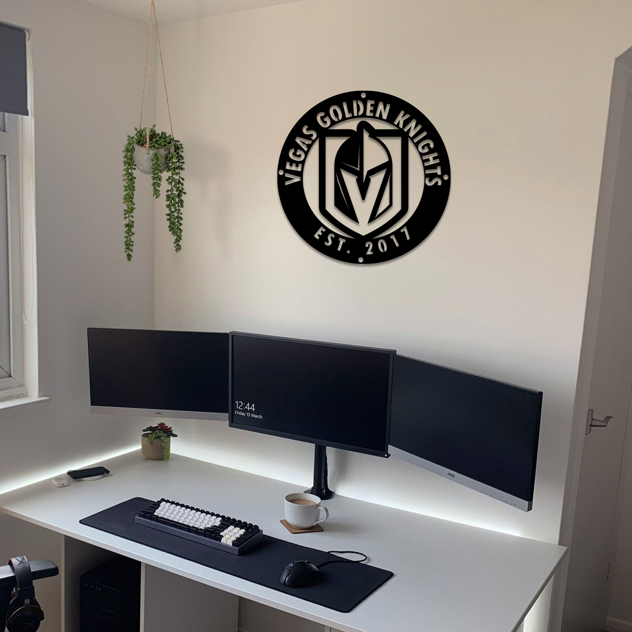 Vegas Golden Knights Ice Hockey Metal Sign Wall Decor