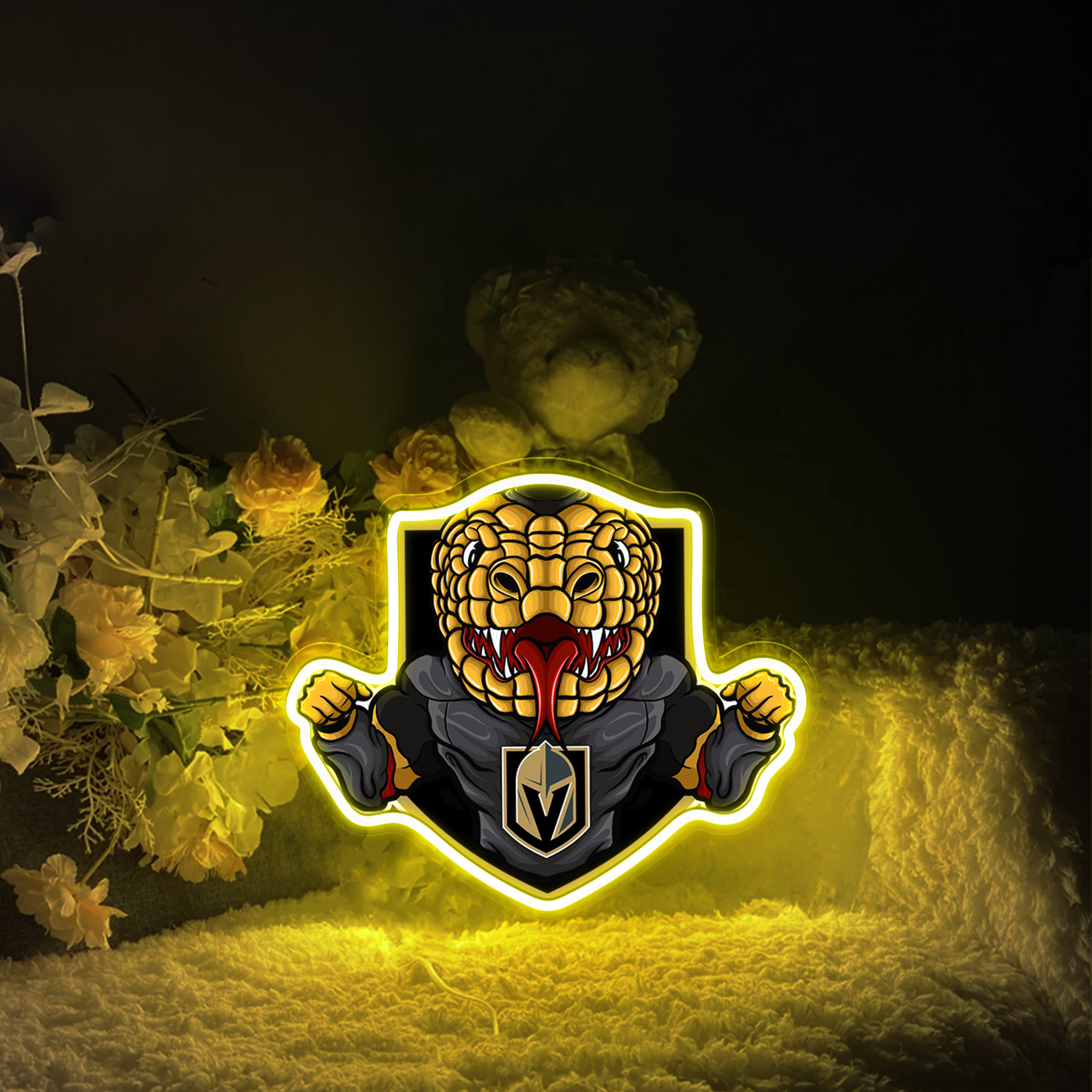 Ice Hockey Vegas Golden Knights UV Sign