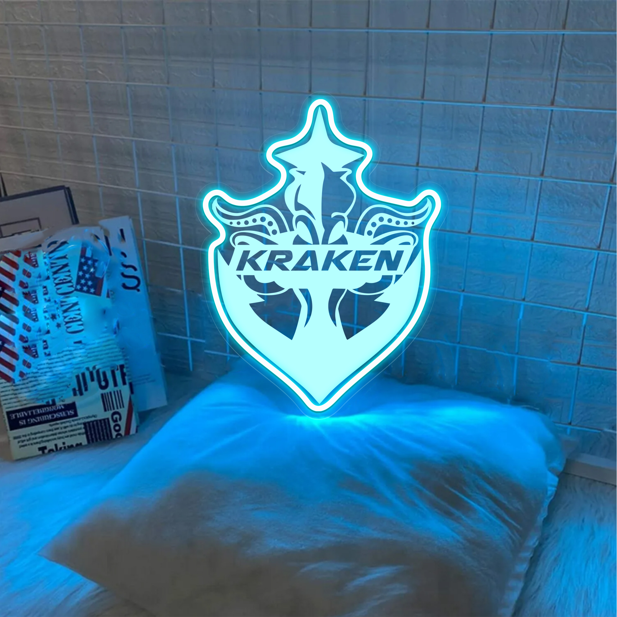 Seattle Kraken Ice Hockey Laser Signs