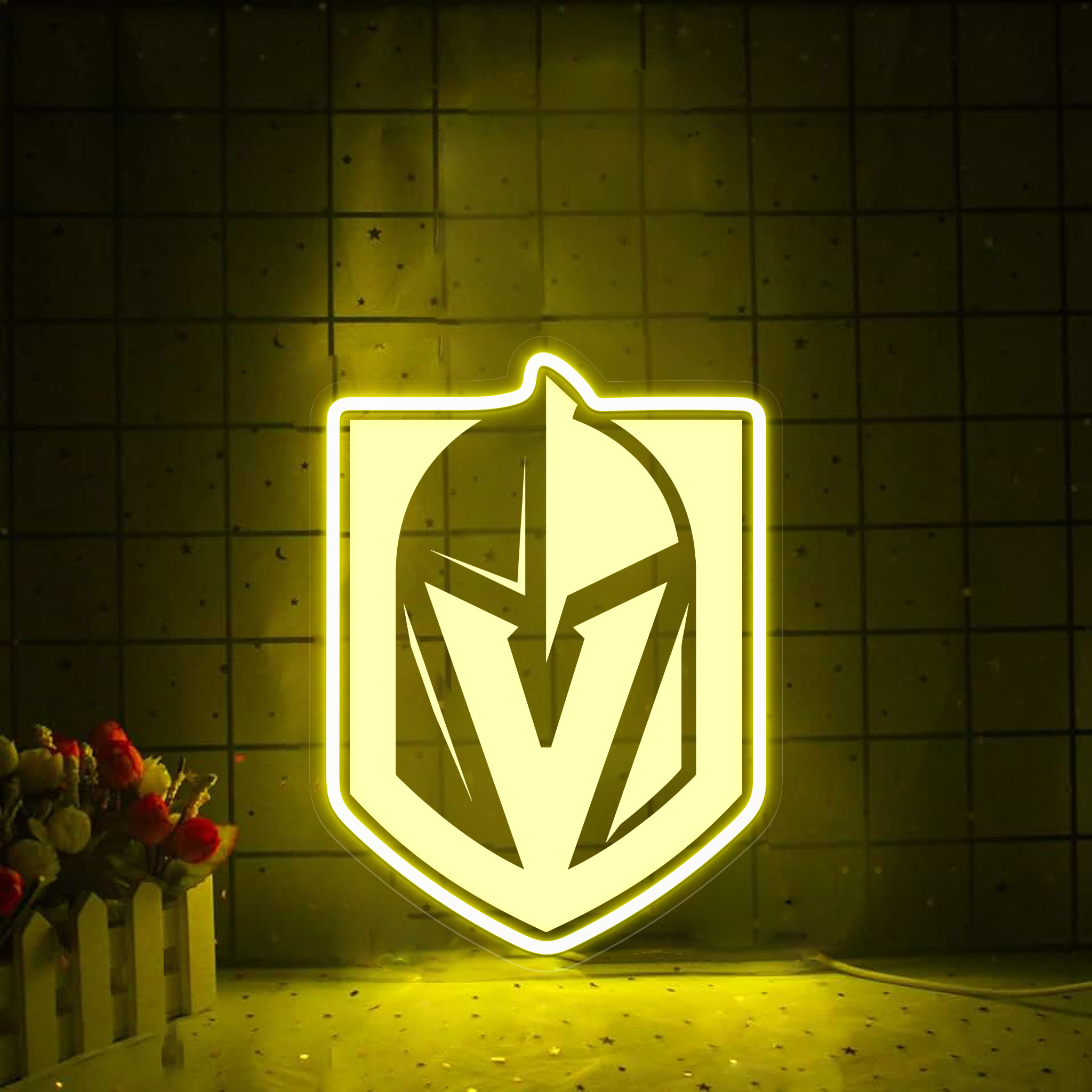Vegas Golden Knights Ice Hockey Laser Signs