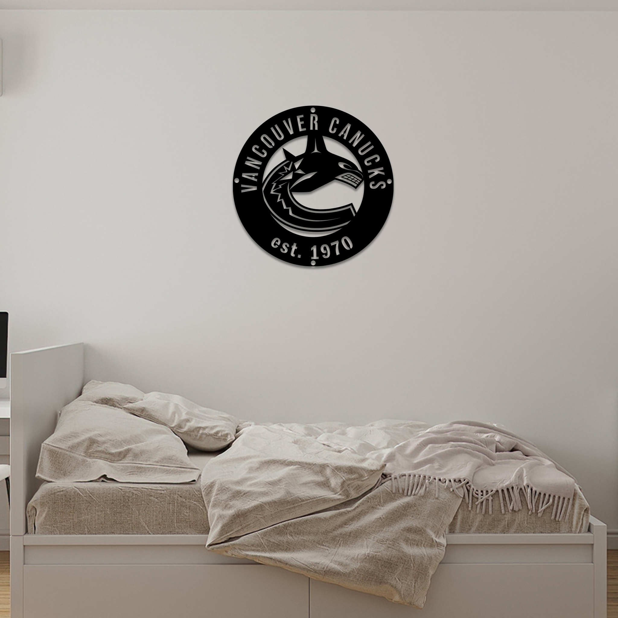 Vancouver Canucks Ice Hockey Metal Signs