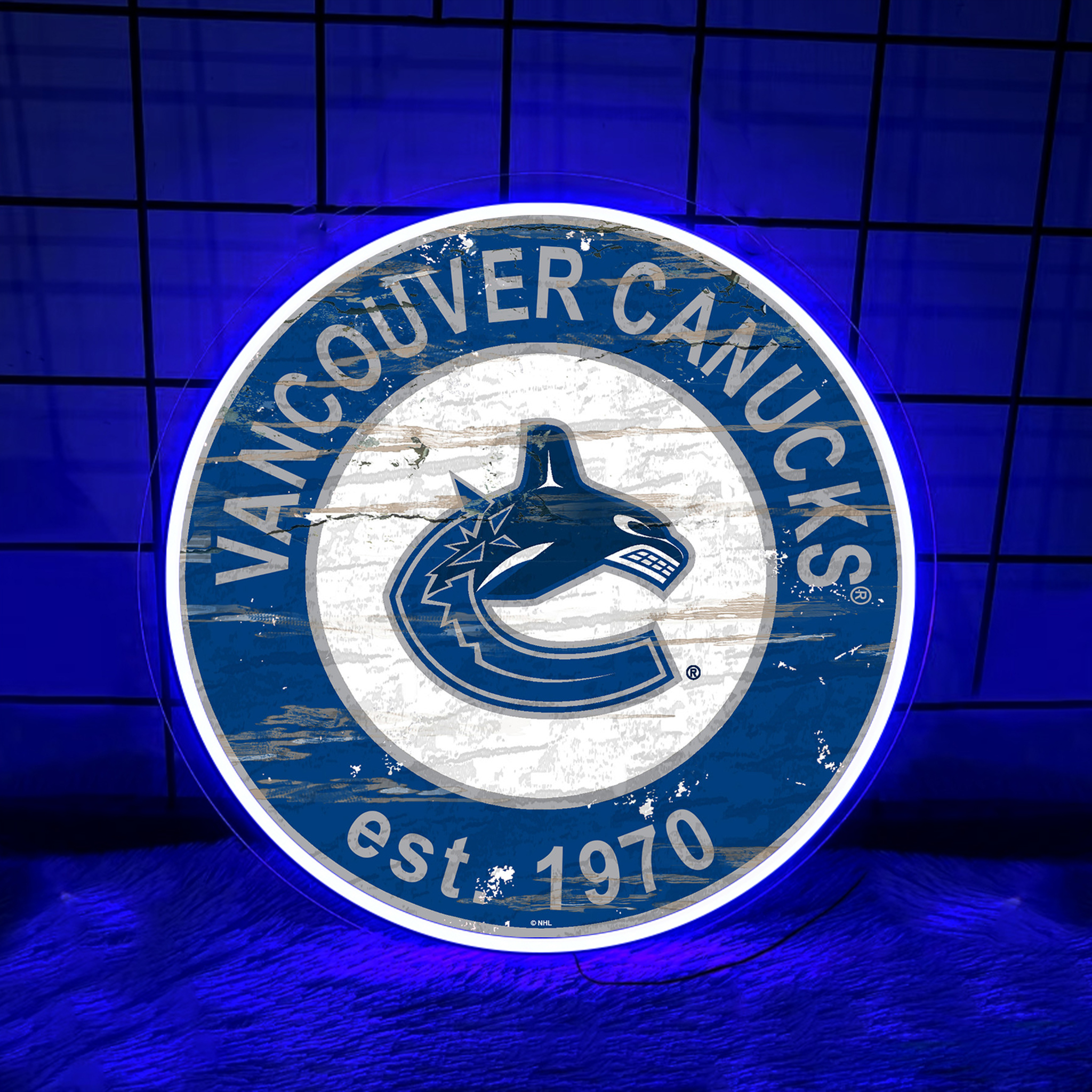 Vancouver Canucks Ice Hockey UV Signs