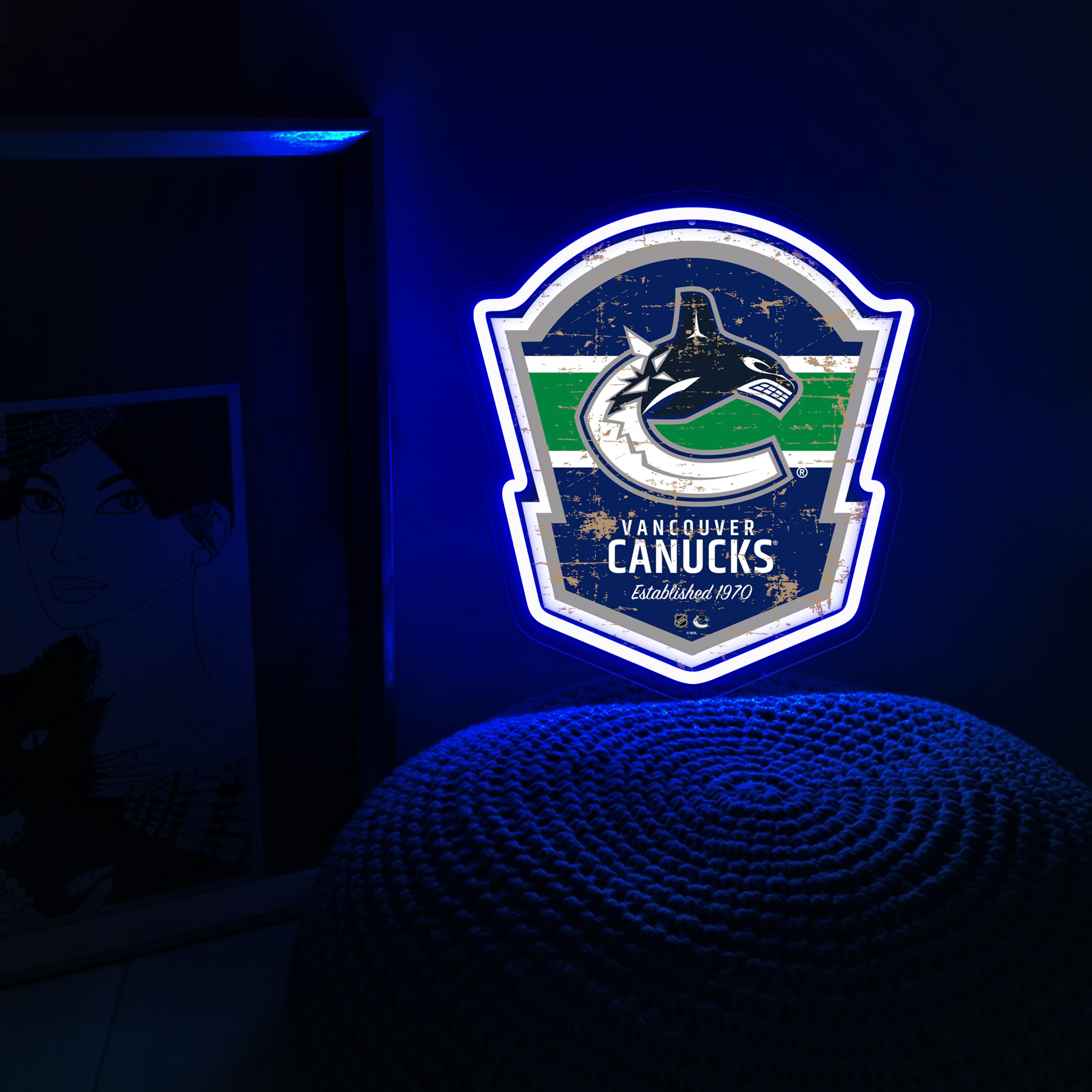 Ice Hockey Vancouver Canucks UV Signs