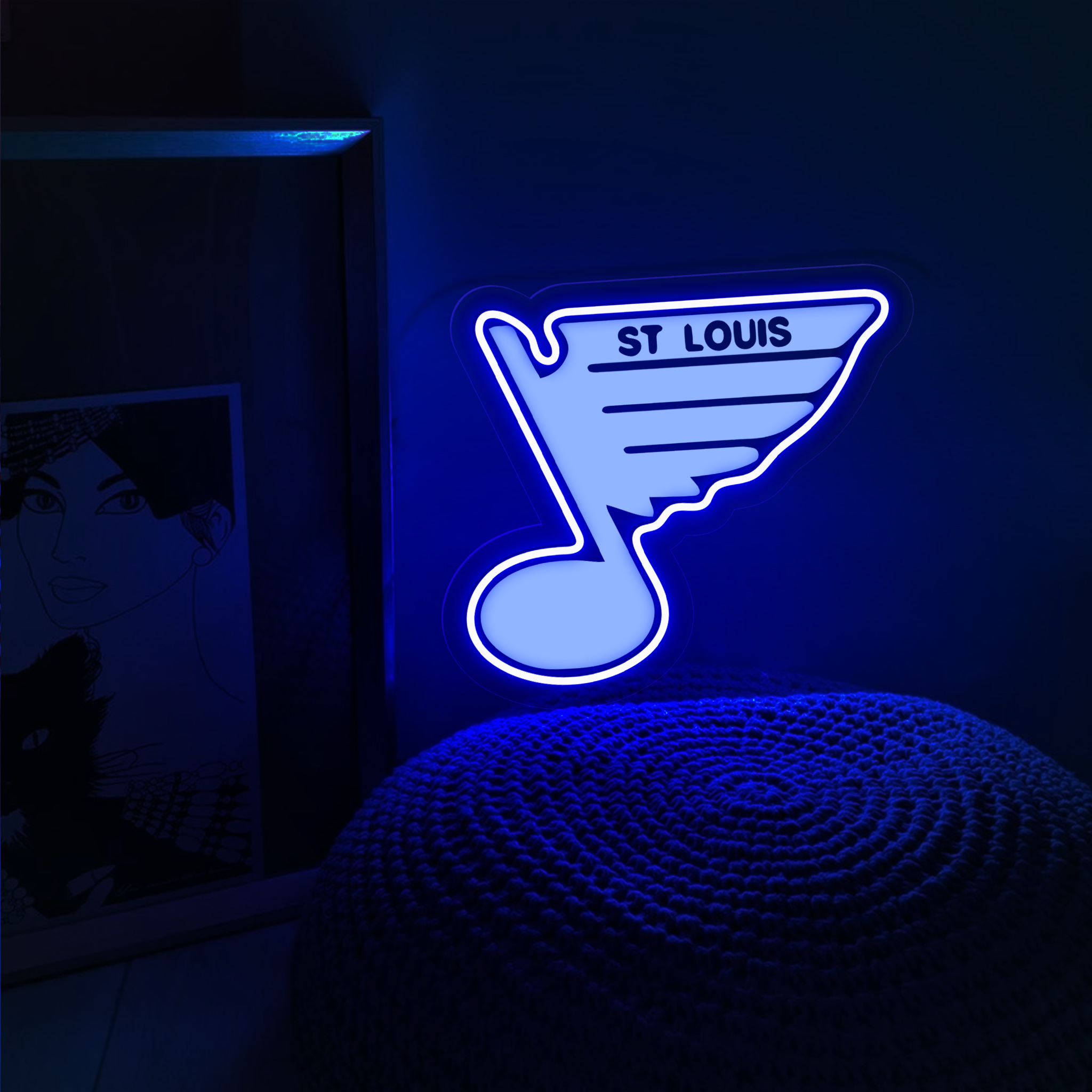 St. Louis Blues Ice Hockey Laser Signs