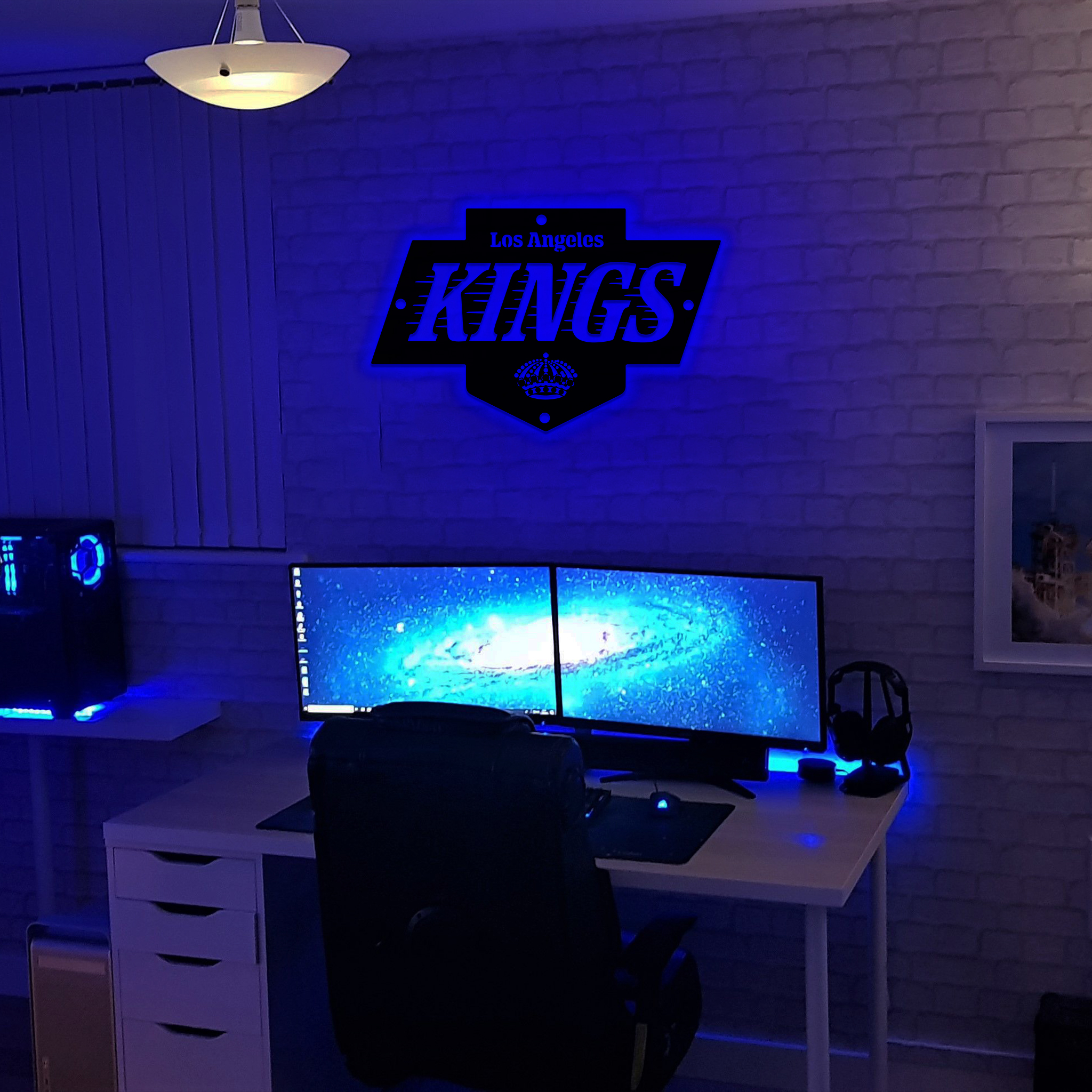 Ice Hockey Los Angeles Kings Metal Sign