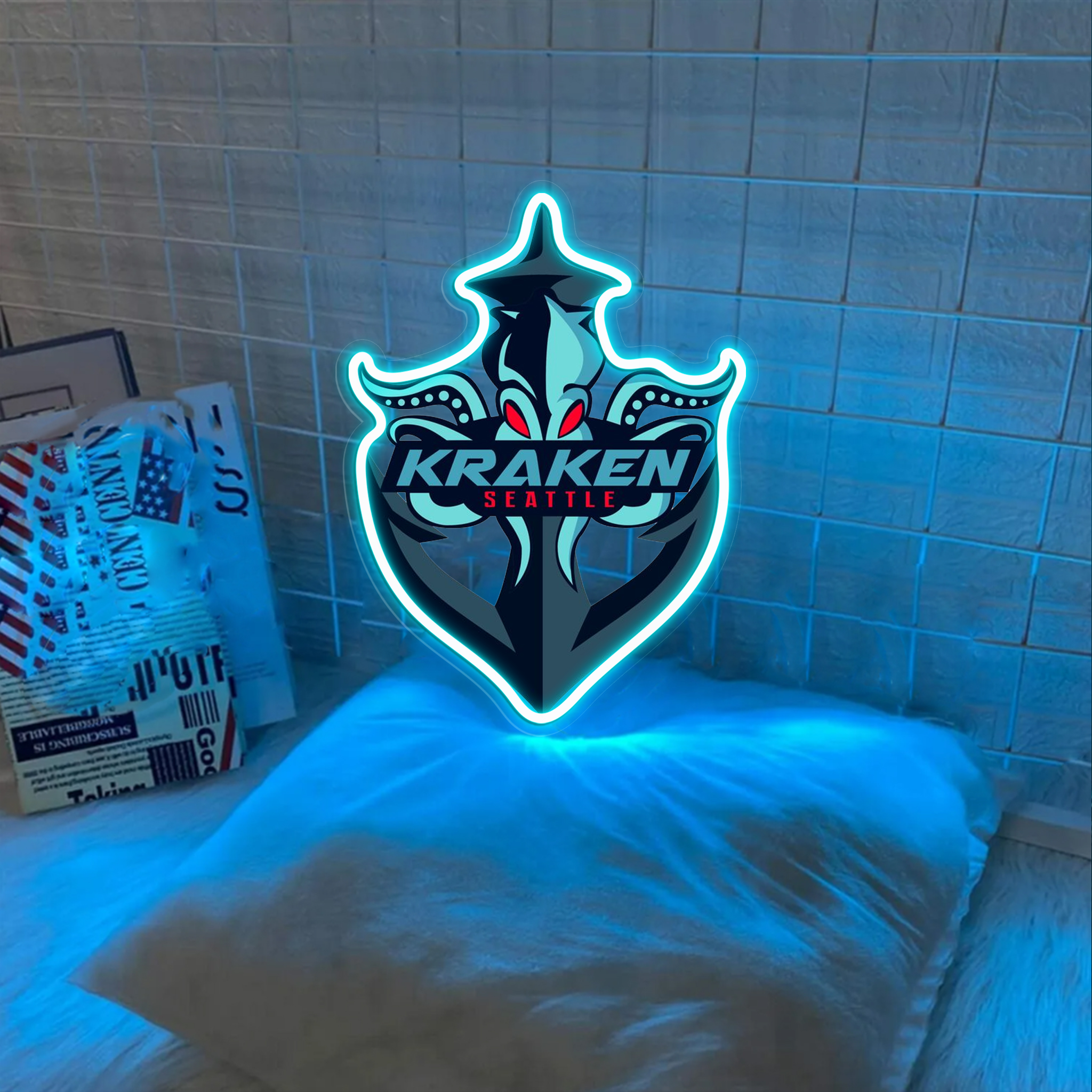 Seattle Kraken Ice Hockey UV Signs