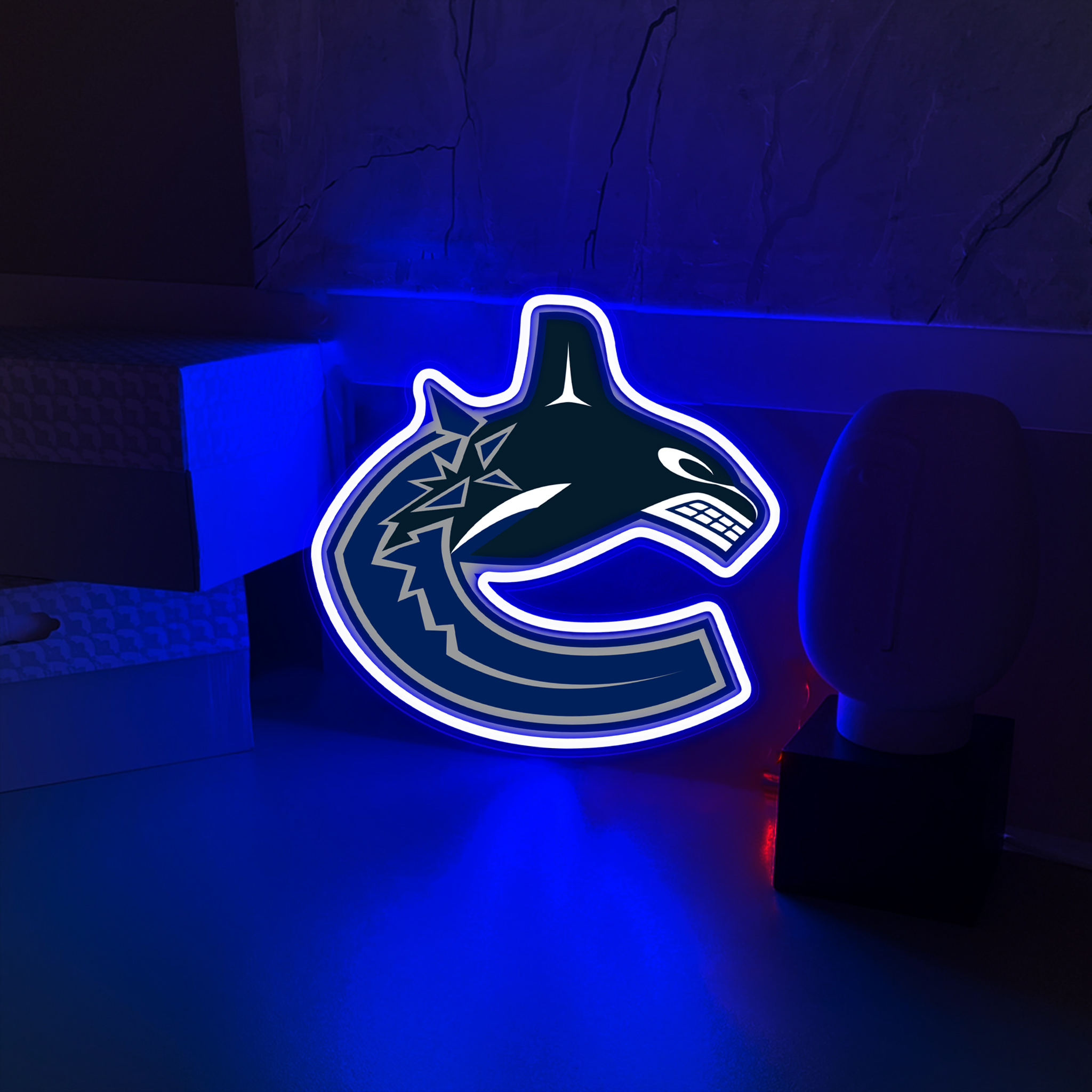 Vancouver Canucks Ice Hockey UV Signs Wall Decor
